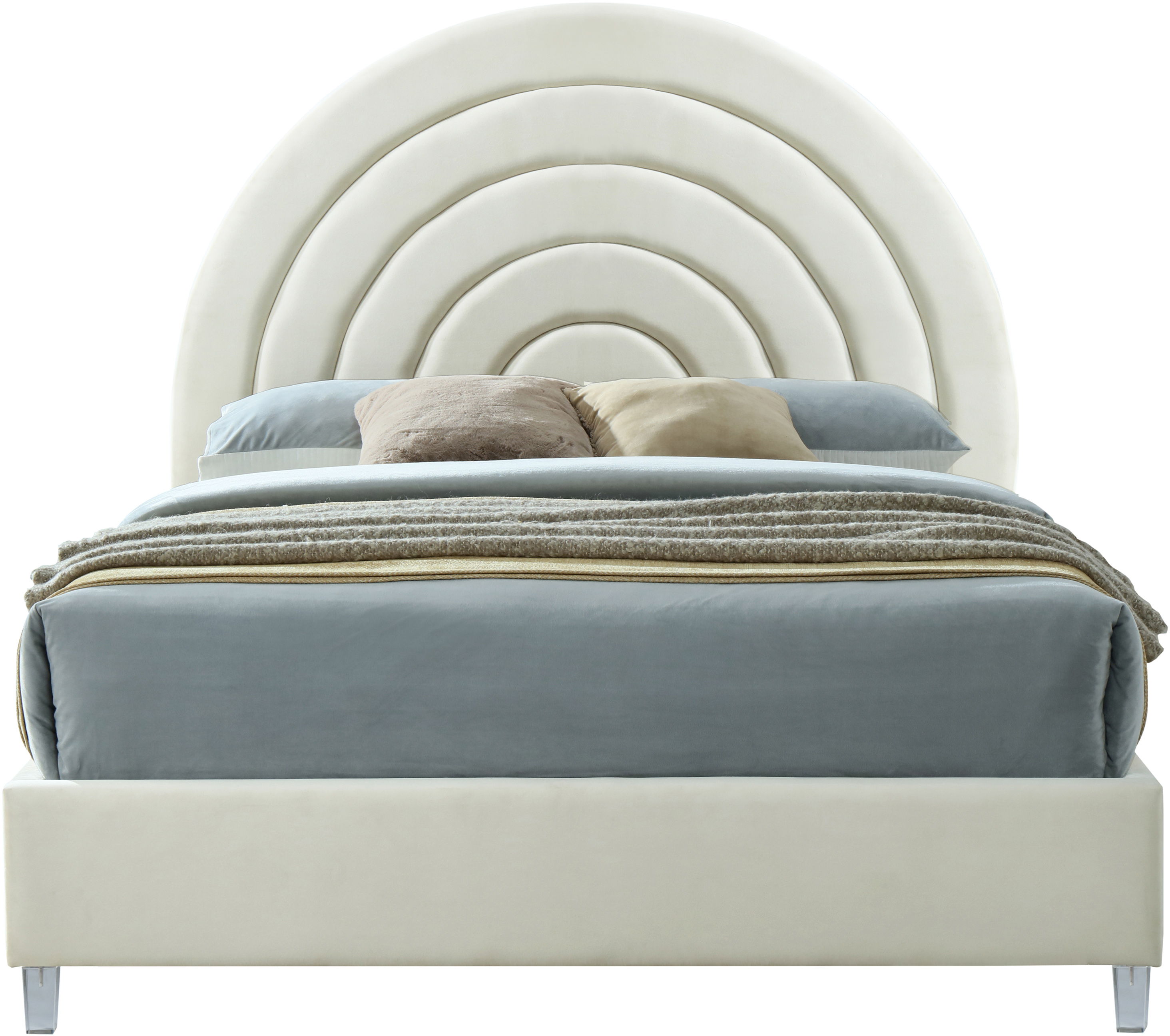 Rainbow - King Bed - Cream