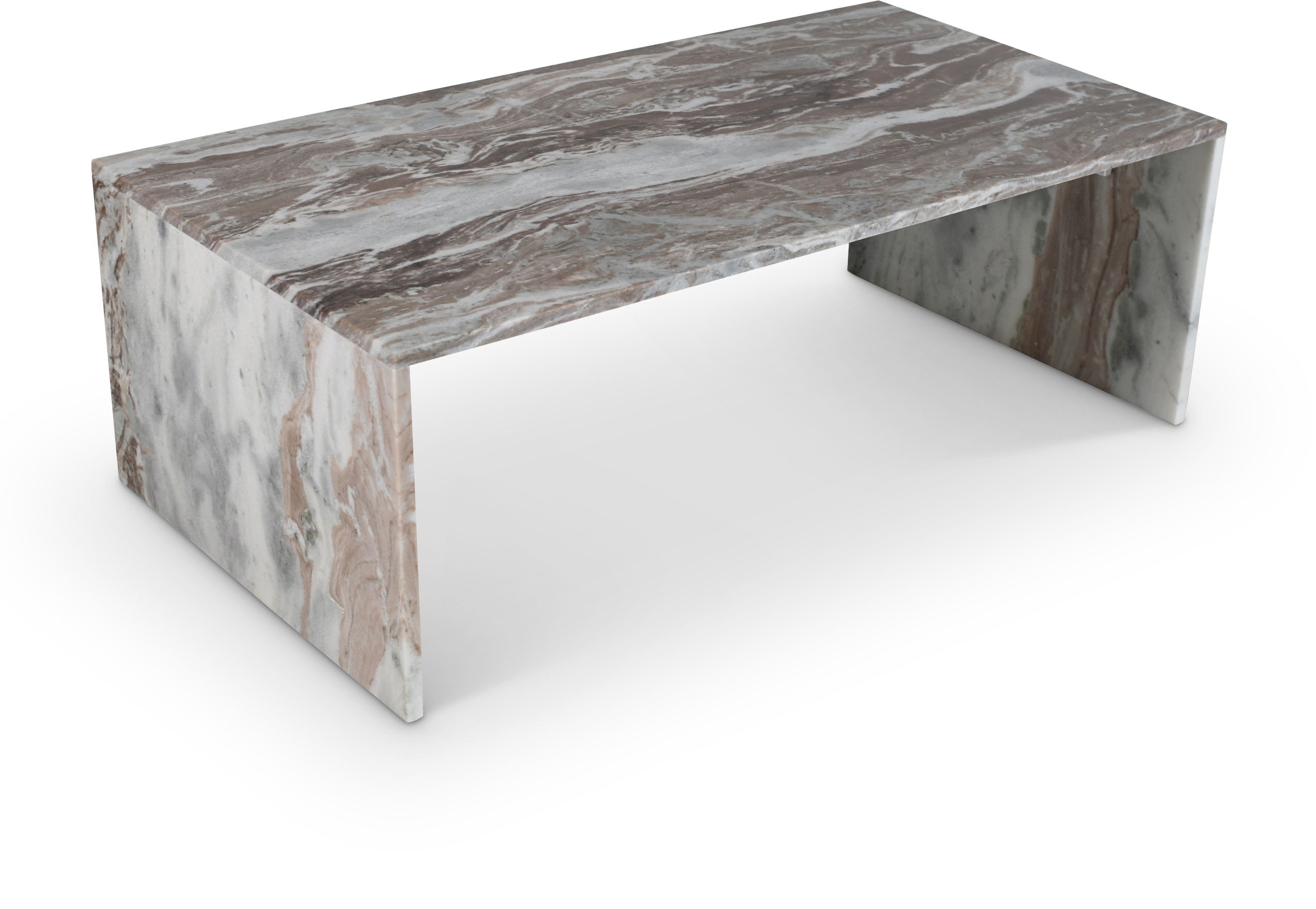 Vernazza - Marble Coffee Table - Brown