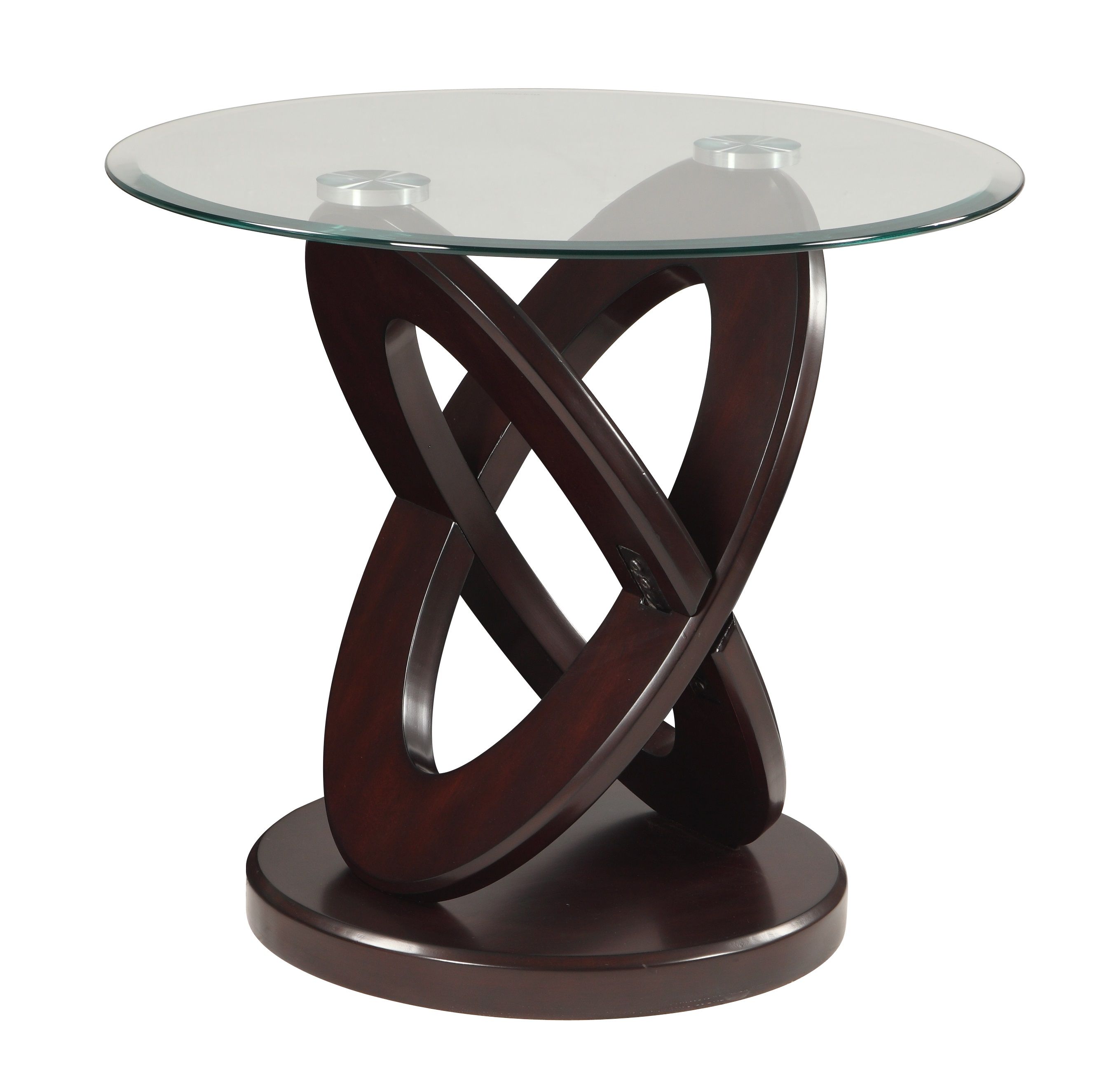 Cyclone - End Table Base - Brown Image