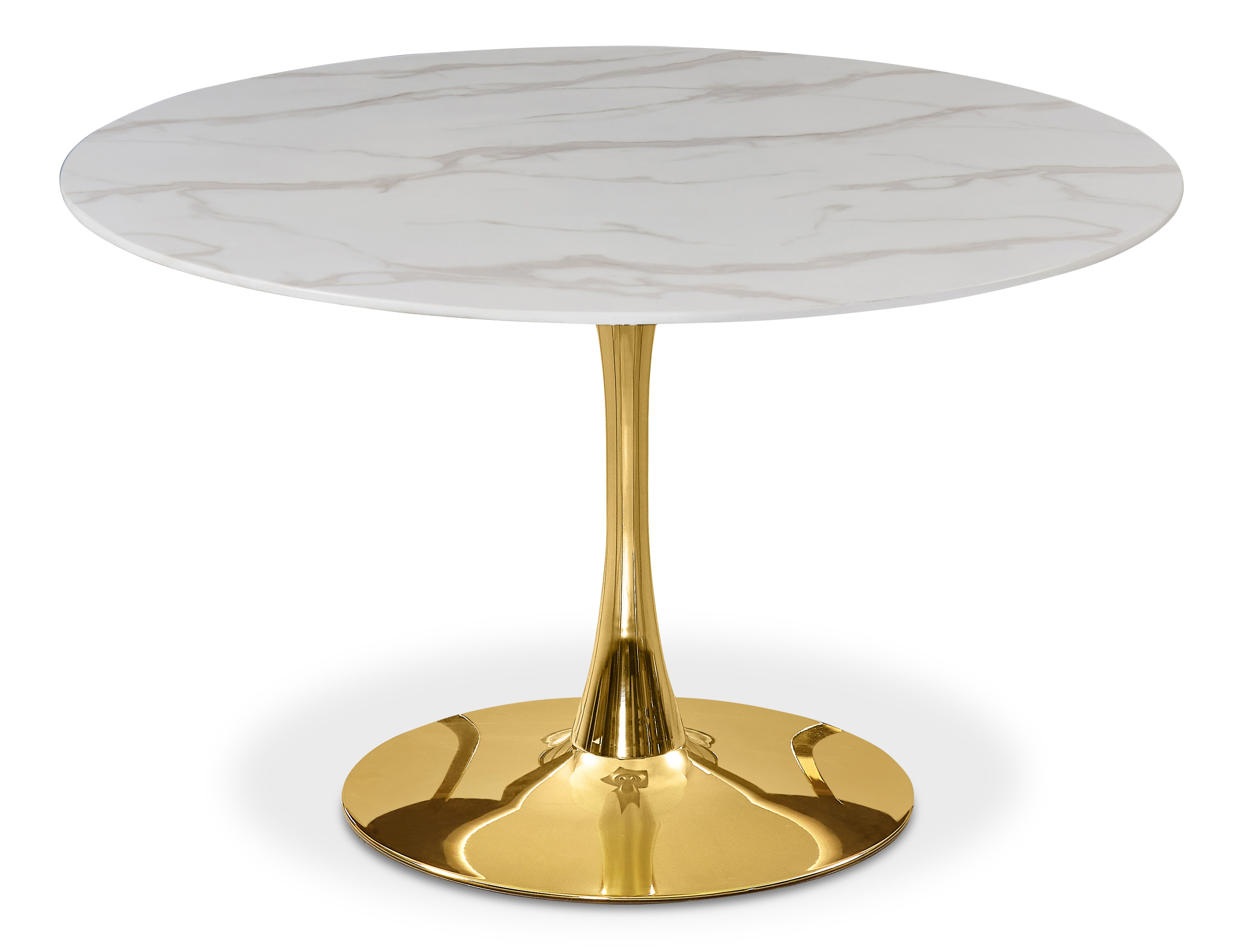 Tulip - 48" Dining Table - Gold