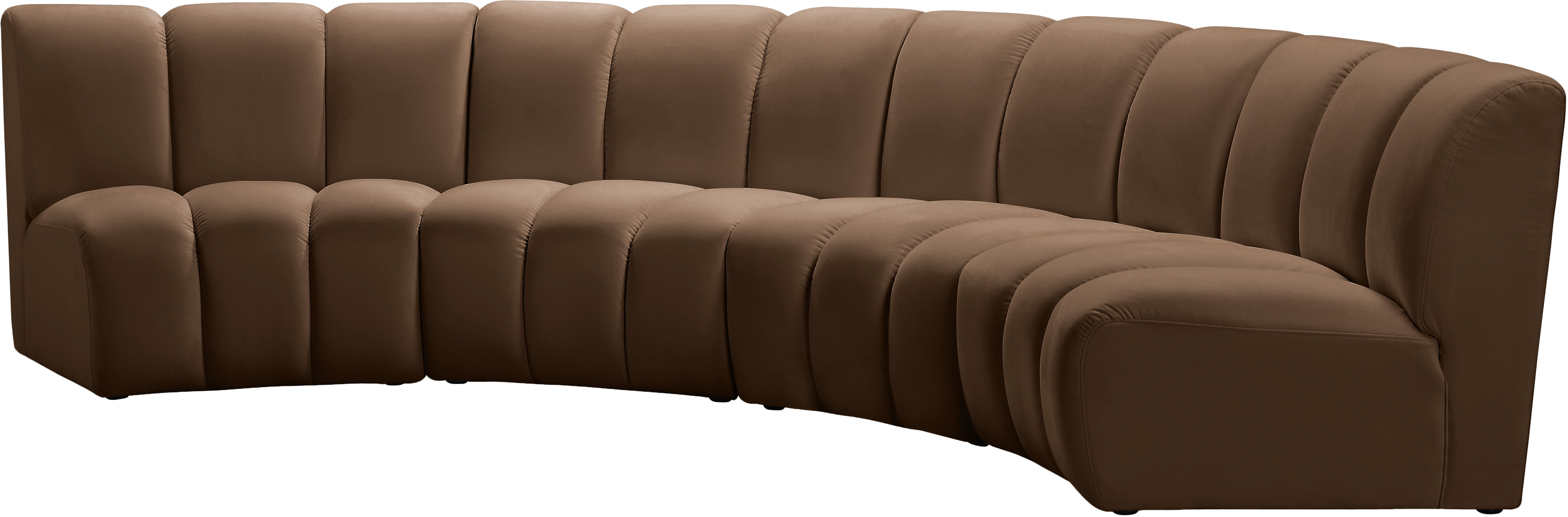 Infinity - 4 Piece Modular Sectional - Brown