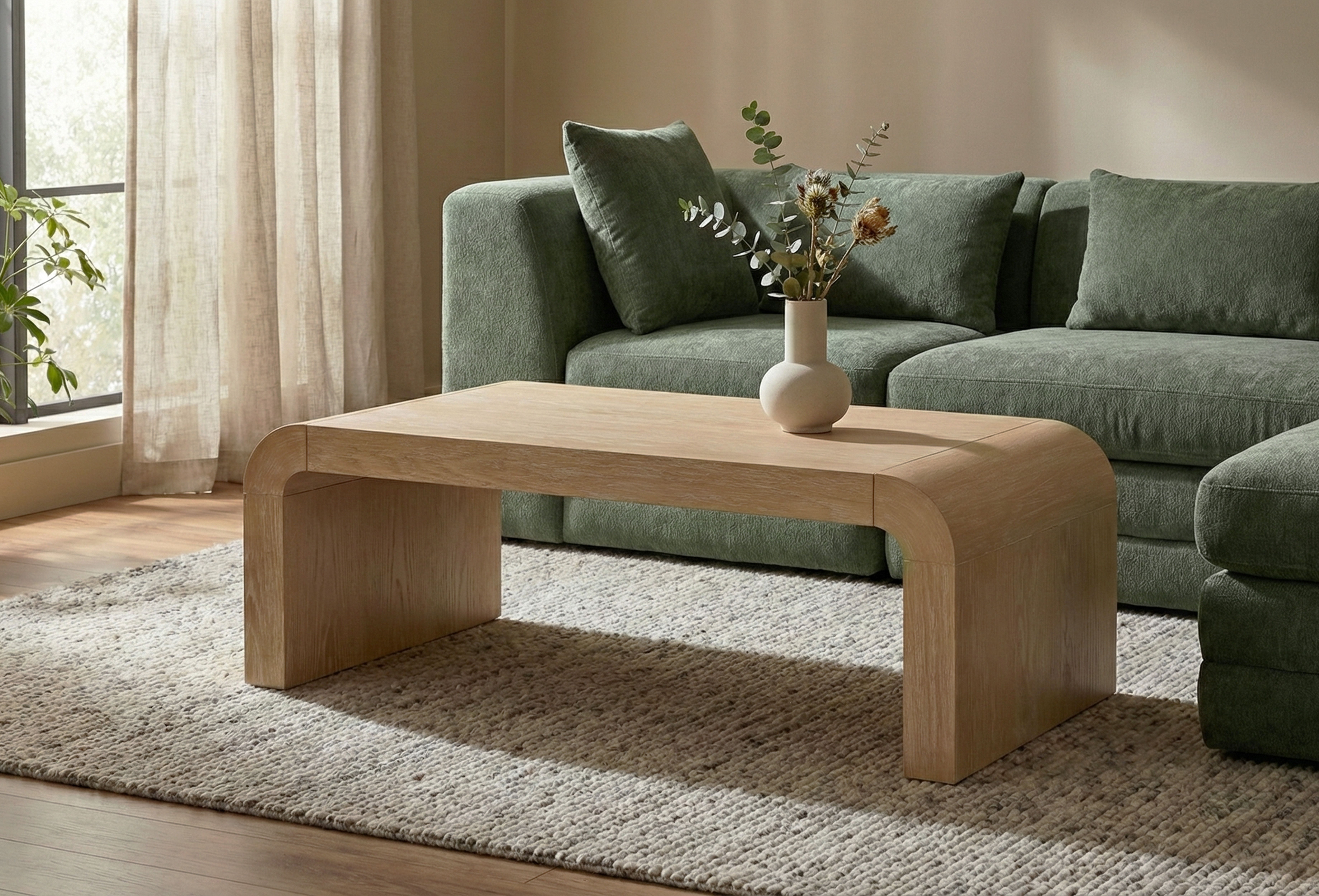 Toulon - Oak Veneer Coffee Table - Natural
