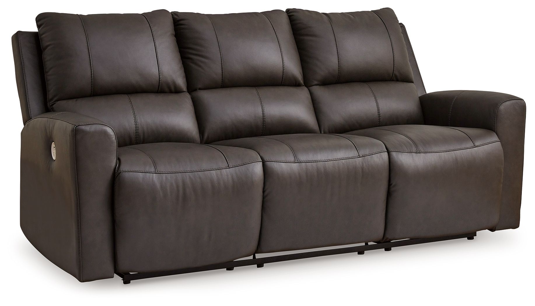 Ashley Furniture Boxmere - 2 Pc. - Power Reclining Sofa, Power Reclining Loveseat With Console - Storm - Image 2