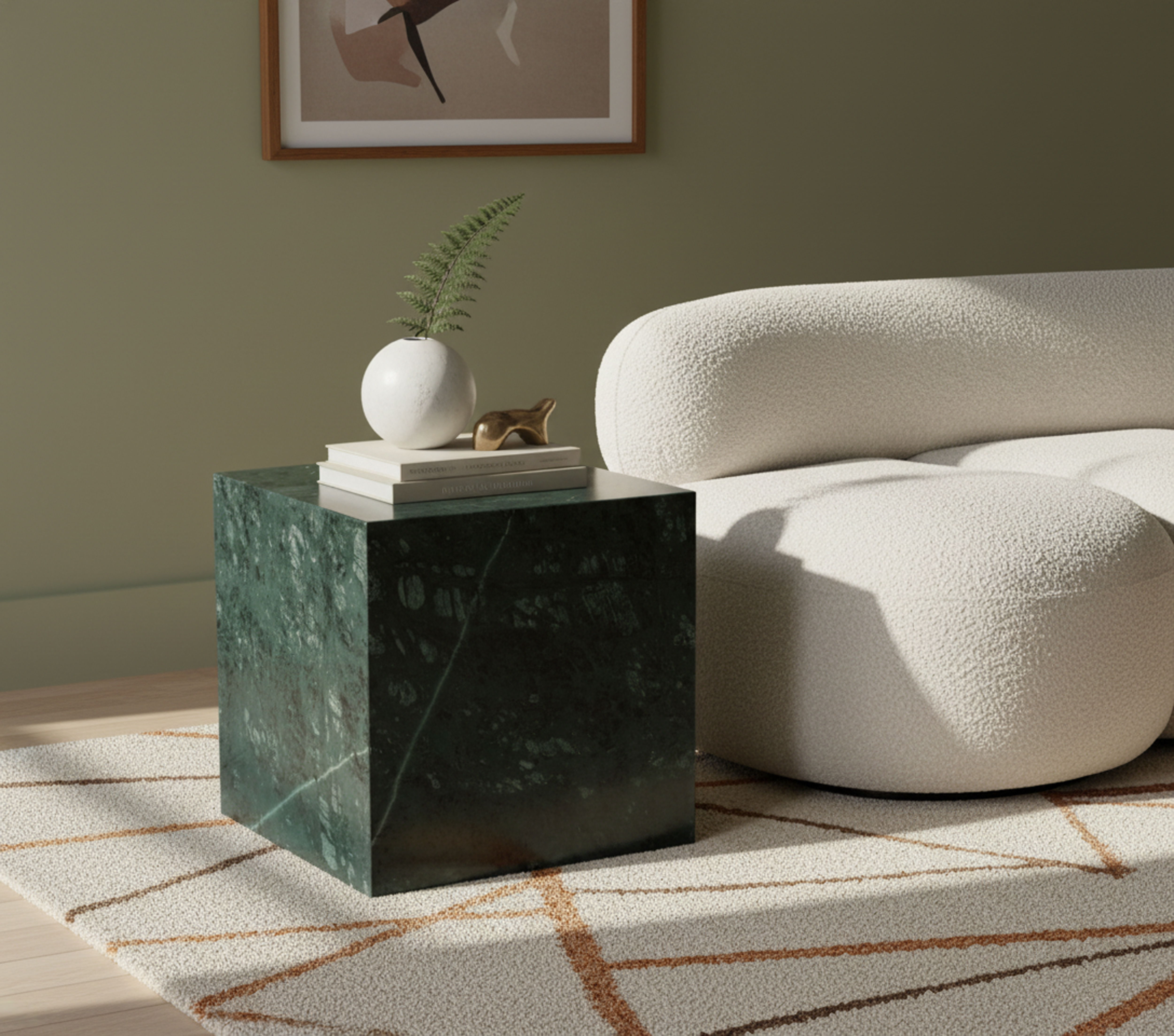 Bolzano - End Table - Green