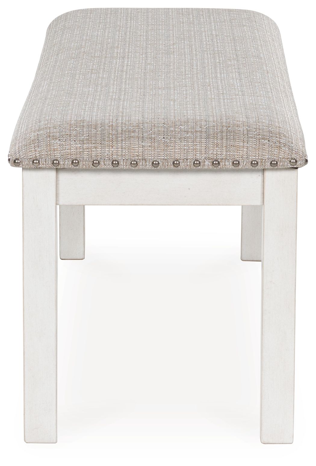 Ashley Furniture Robbinsdale - Large Upholstered Dining Room Bench - Antique White - Image 4