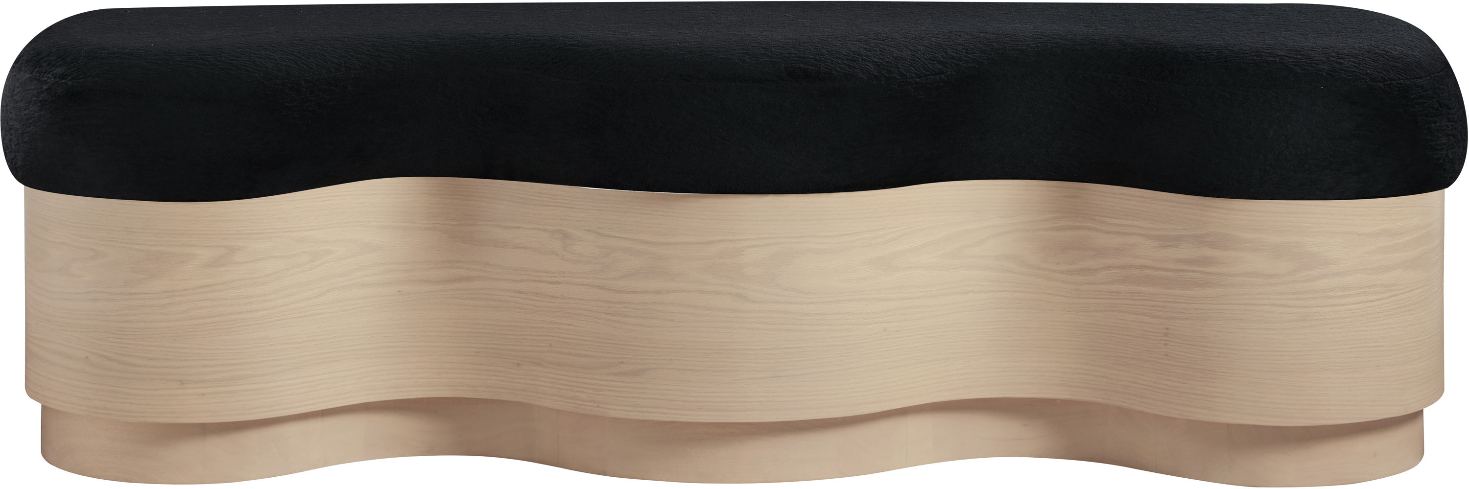 Savoy - Bench With Gold Base - Black