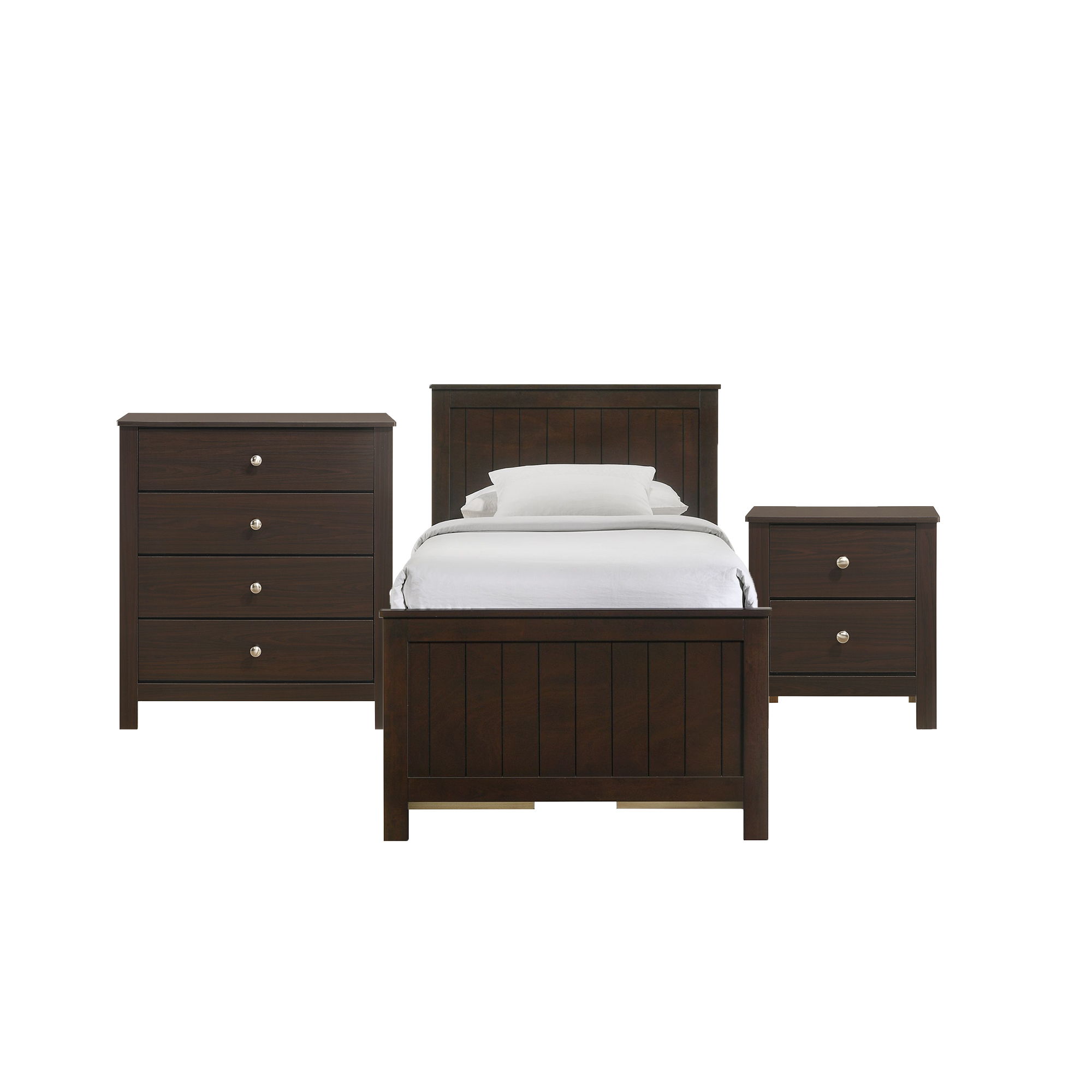 Sami - Twin Captains 3 Piece Bedroom Set - Espresso