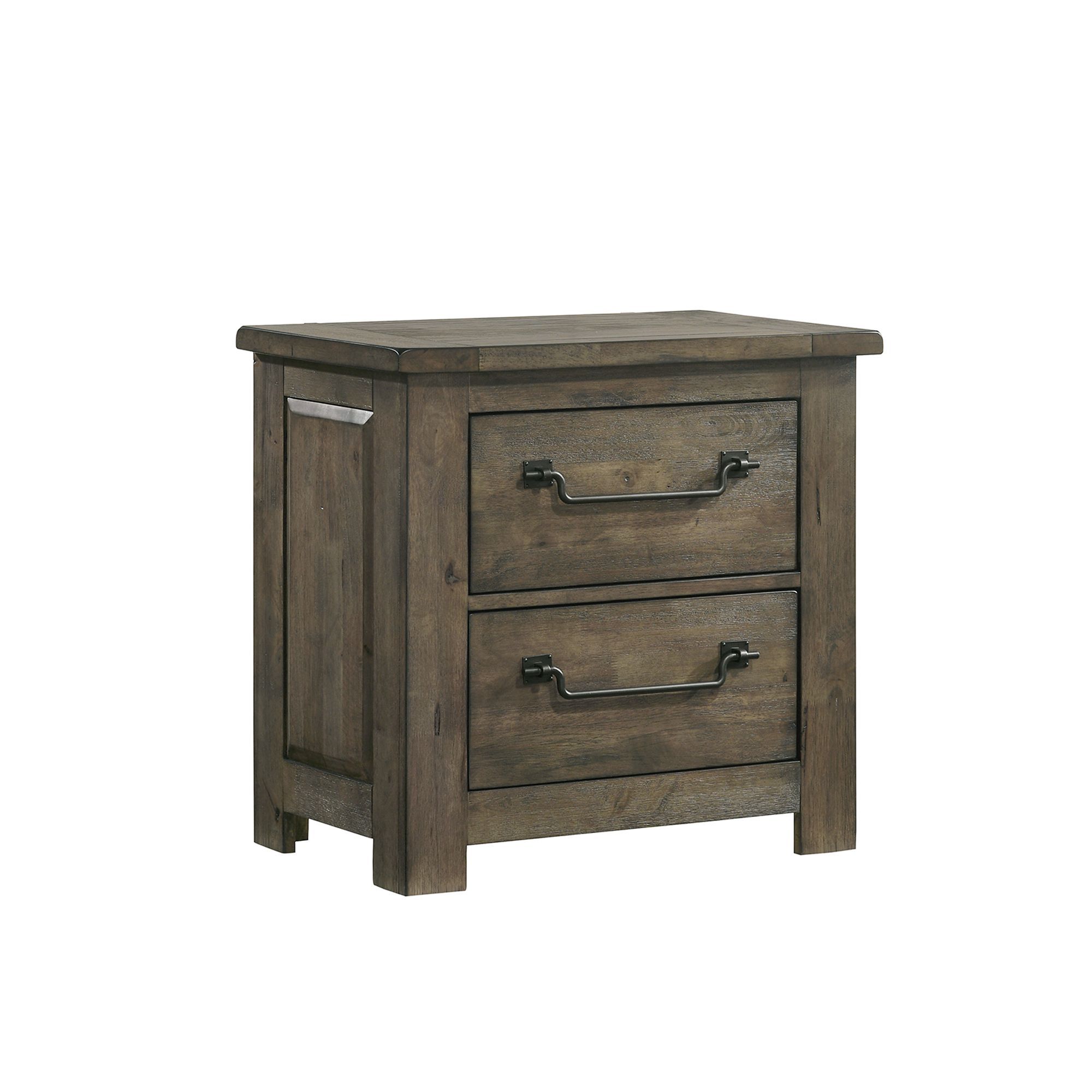 Maverick - Queen 3 Piece Bedroom Set With 2 Nightstands - Antique Gray