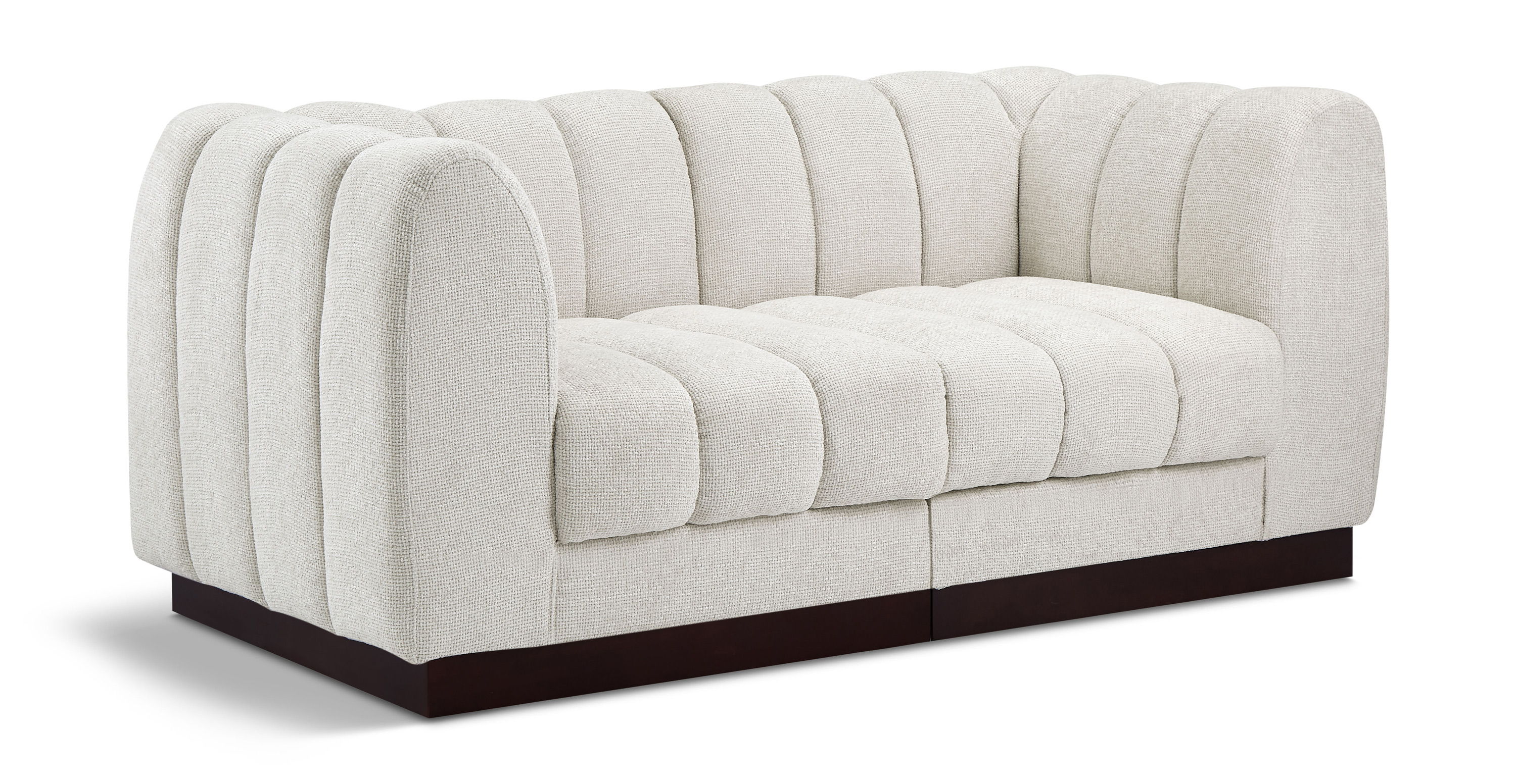 Quinn - 2 Seat Modular Sofa - Cream