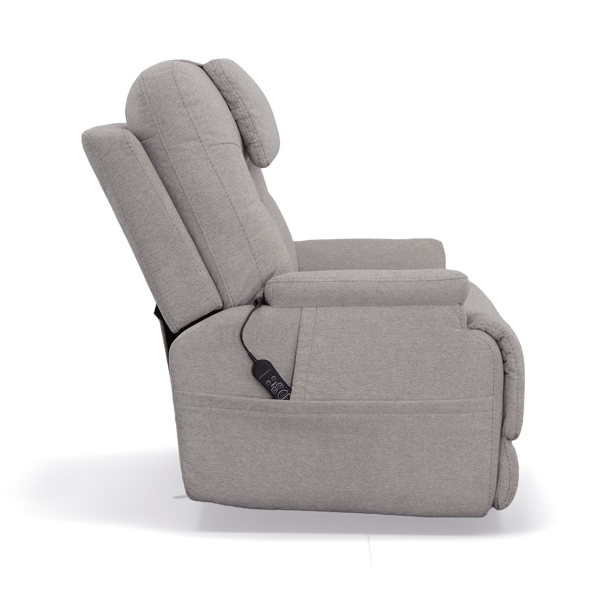 Zecliner Model 2 - Power Lift Sleep Chair - Dove, light gray, view 5