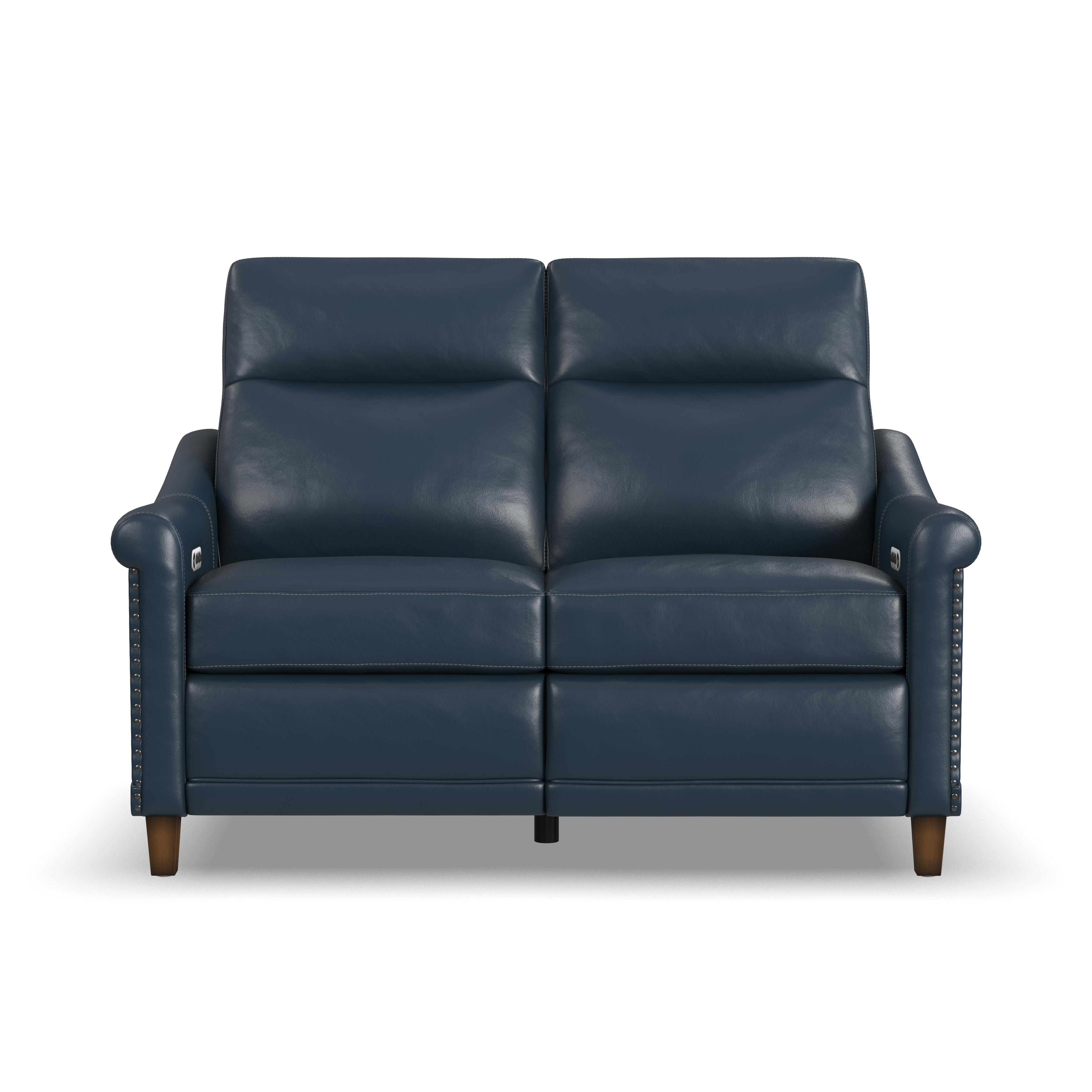 Elizabeth - Power Reclining Loveseat With Power Headrest - Sea, blue, view 2