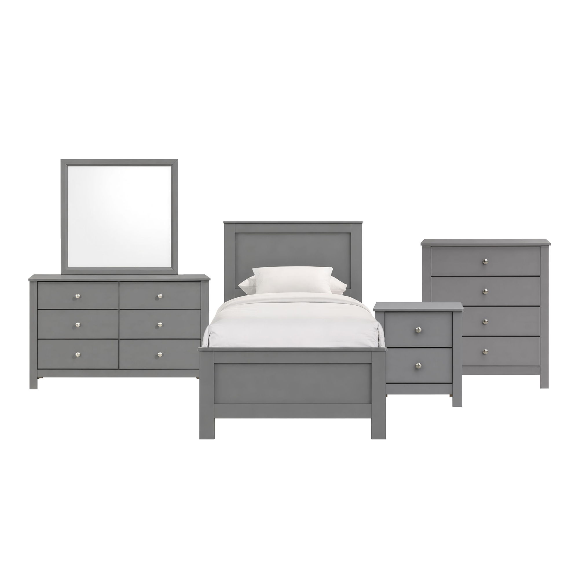 Twin · 5 Pc · Bedroom Set