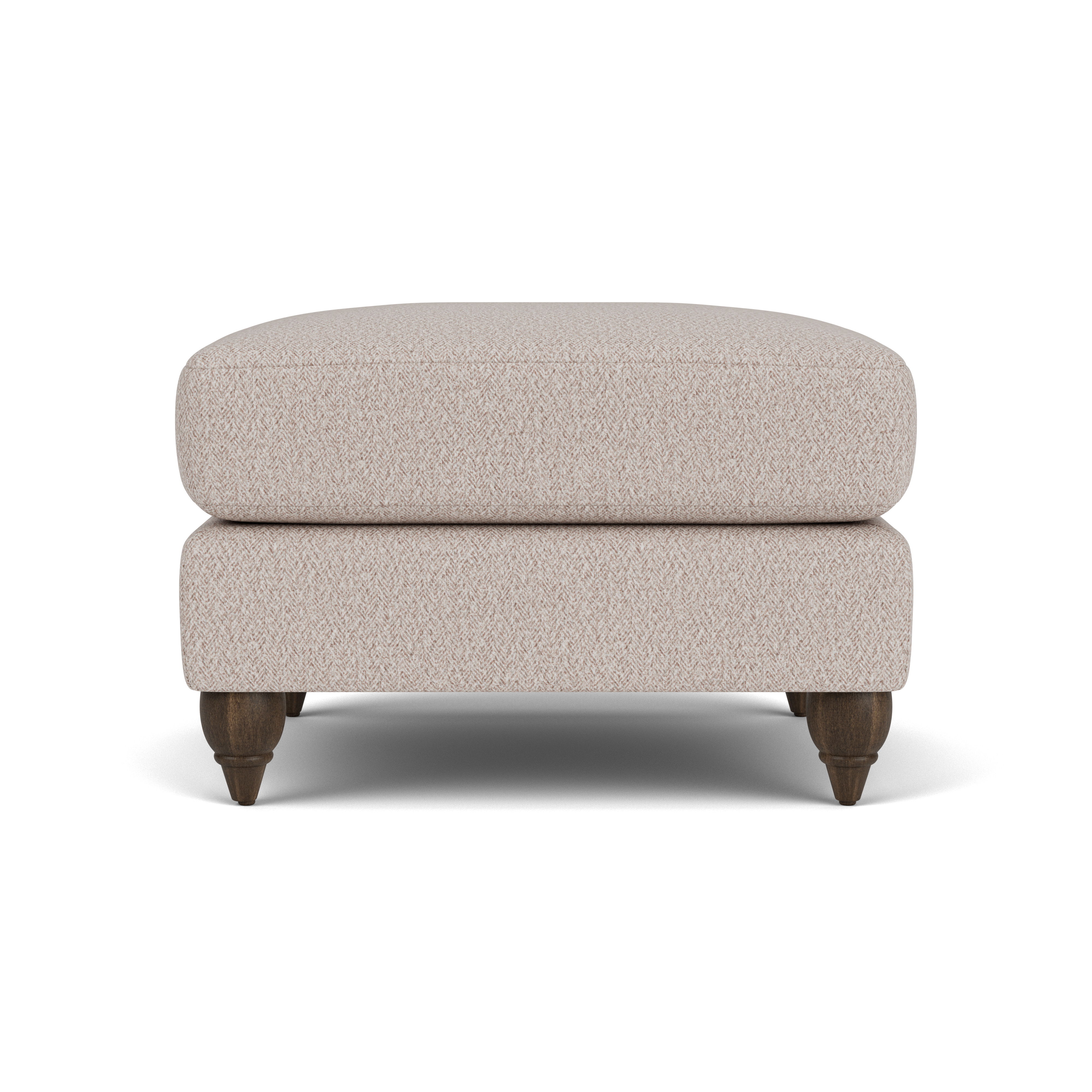 Stella - Fabric Ottoman, light gray, view 6