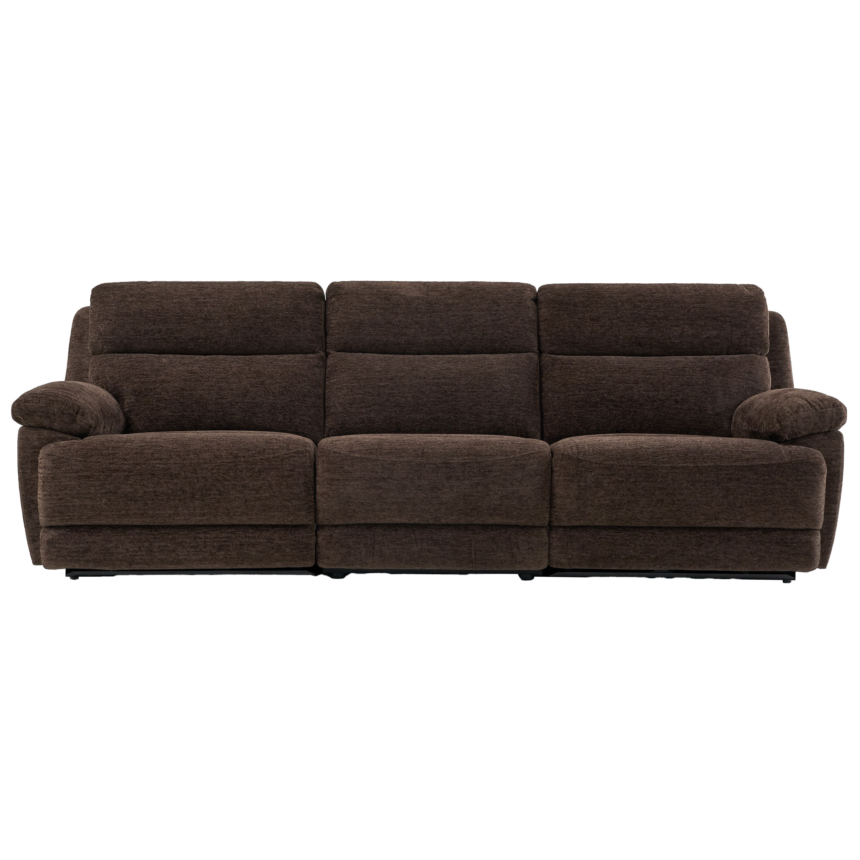Gatlin - Fabric Dual-Power Reclining Sofa & Loveseat - Brown