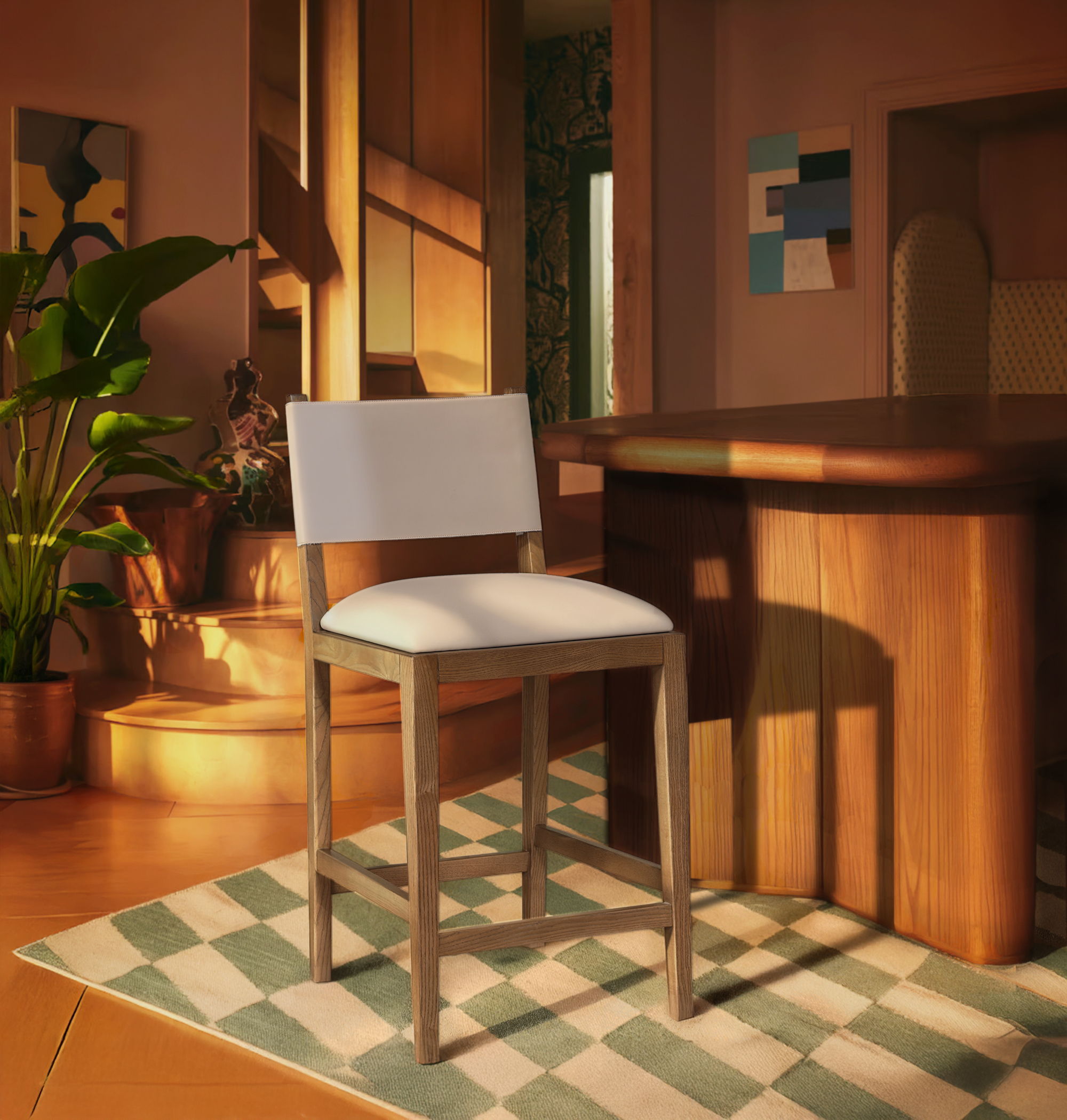 Avon - Counter Stool - Beige