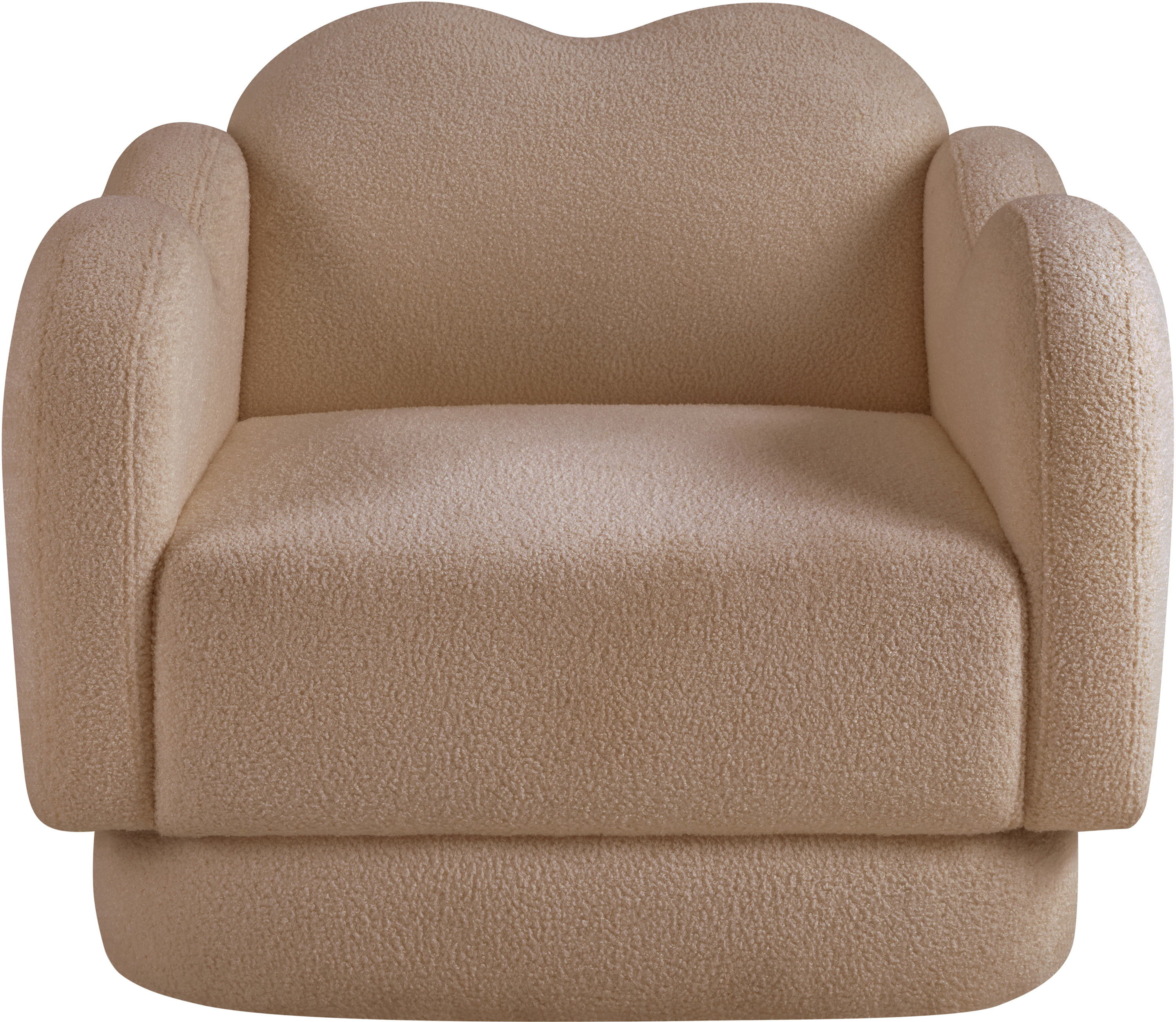 Bloom - Teddy Fabric Chair - Beige