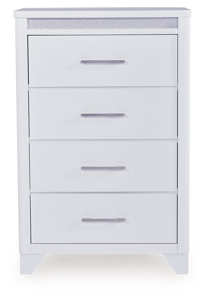 Ashley Furniture Jarlee - Four Drawer Chest - White - Image 4