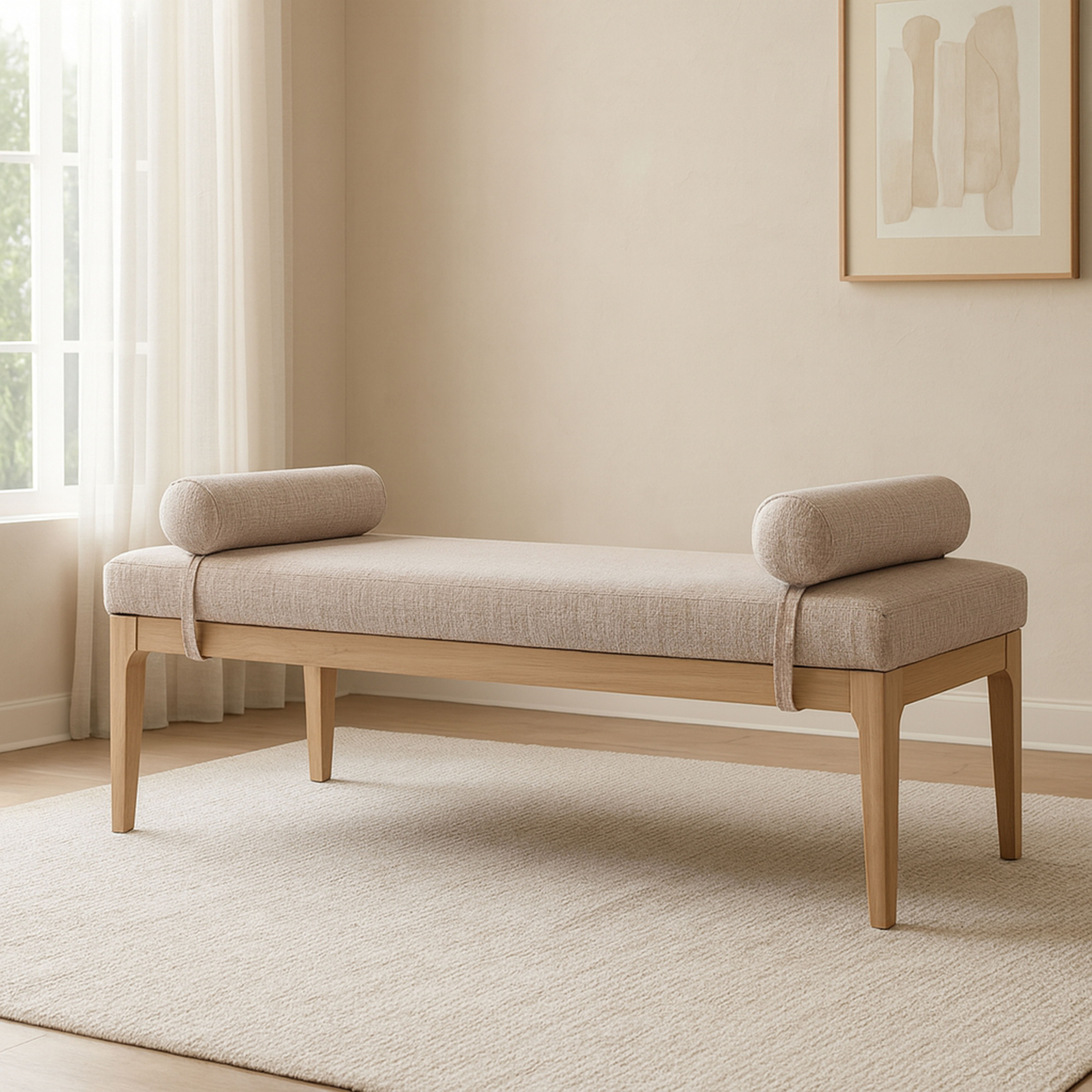 Priscilla - Bench - Beige