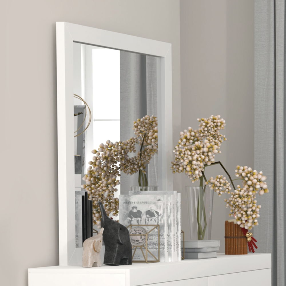 Casilda - Mirror - White, white