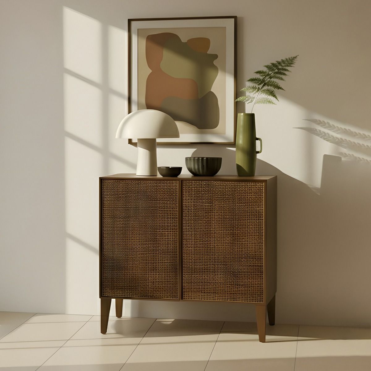 Lois - Cabinet - Walnut, dark brown