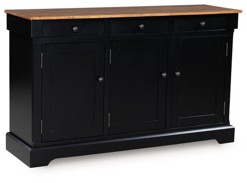 Wildenauer - Dining Room Buffet - Brown / Black, black