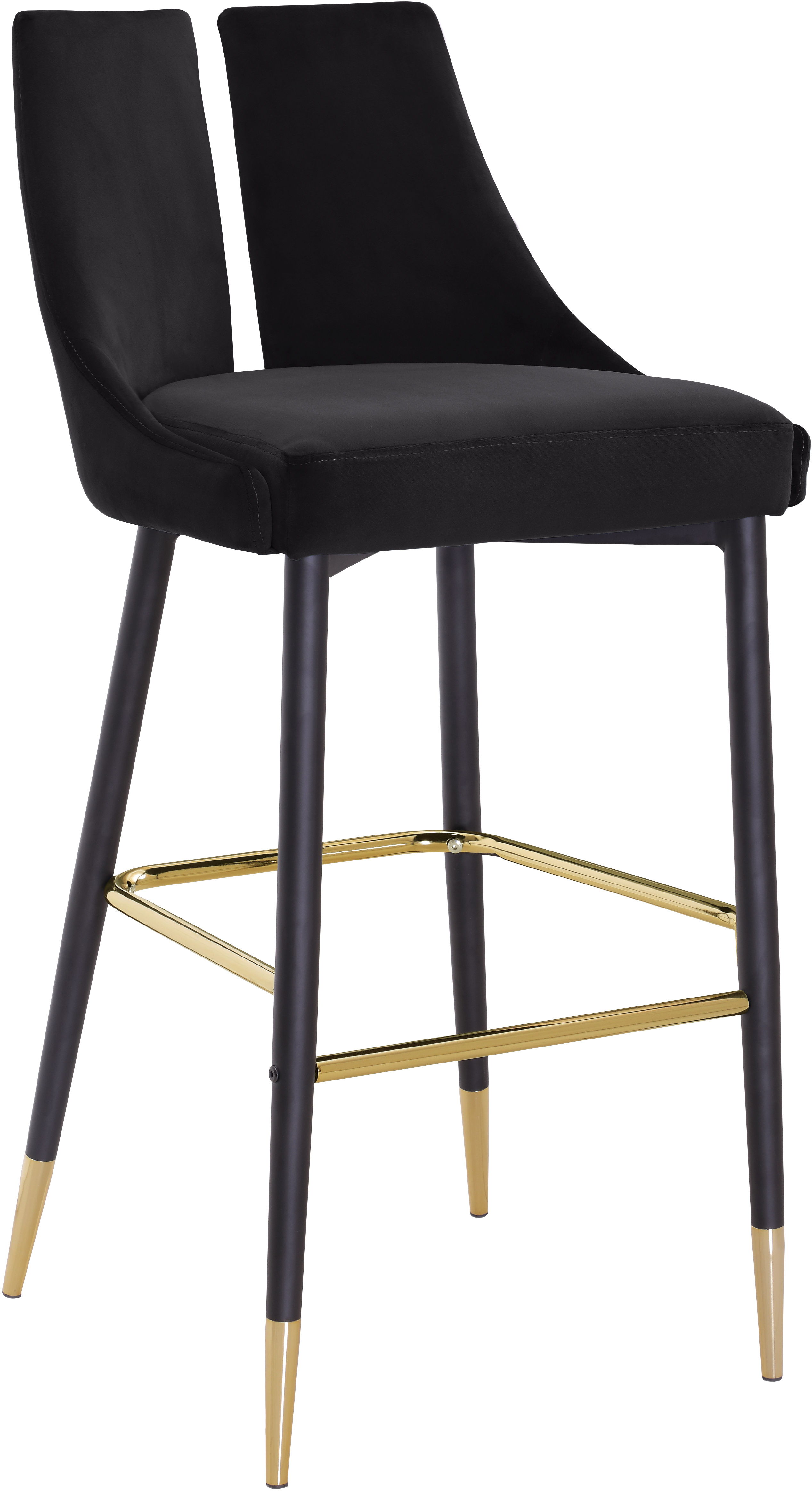 Sleek - Stool (Set of 2) - Black