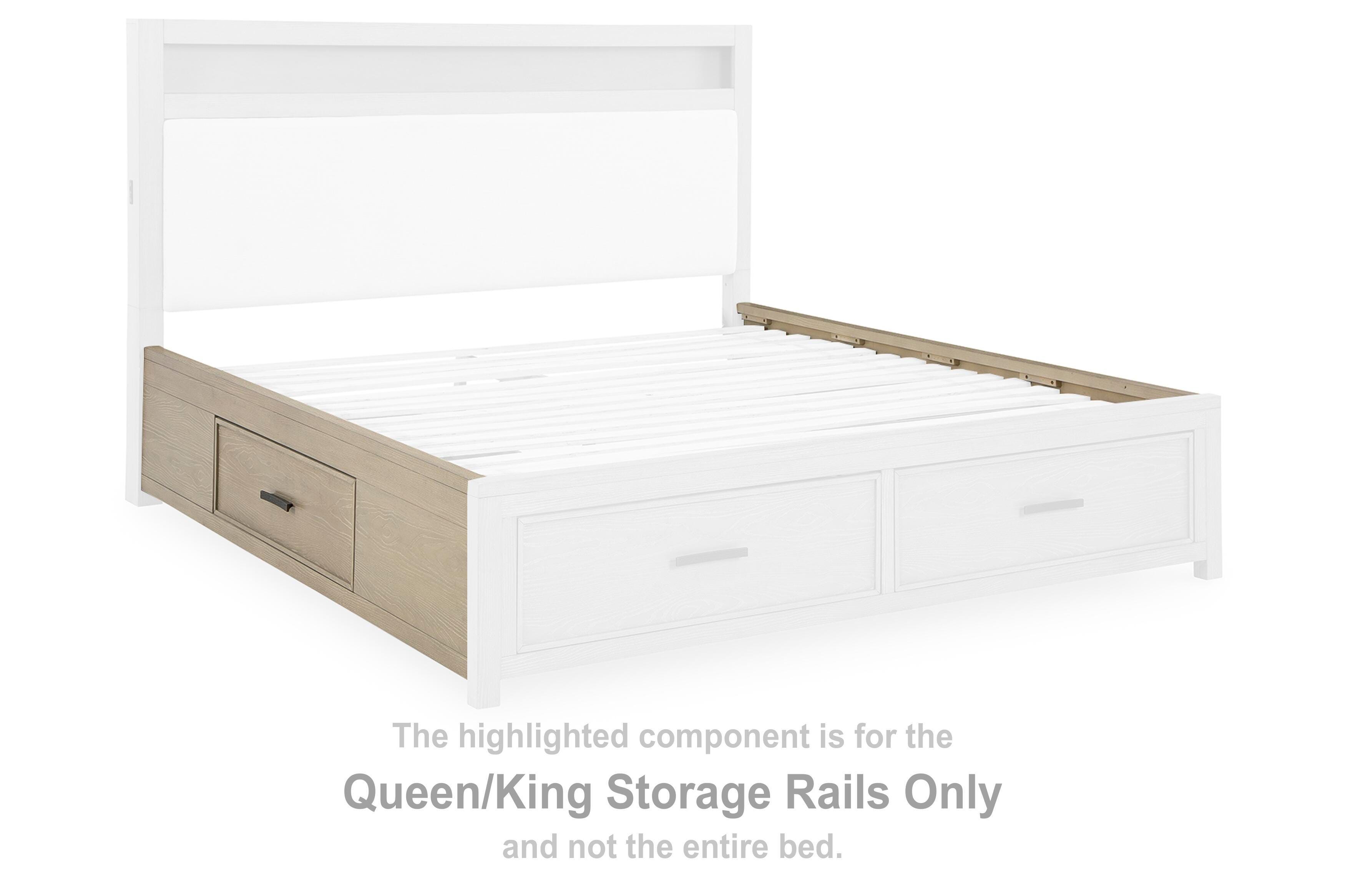 Calmoro – Queen/King Storage Rails – Gray