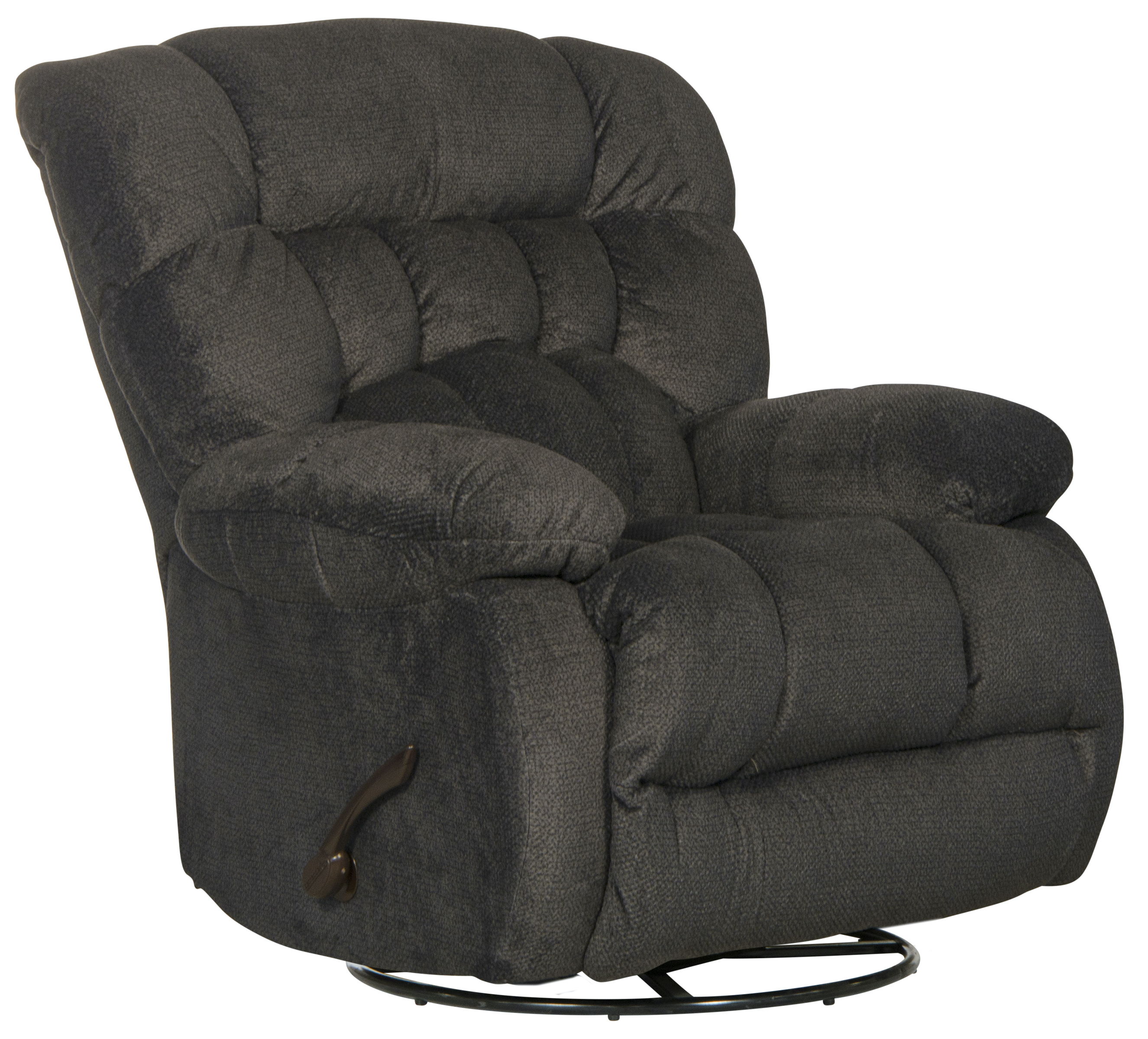 Daly - Chaise Swivel Glider Recliner - Cobblestone
