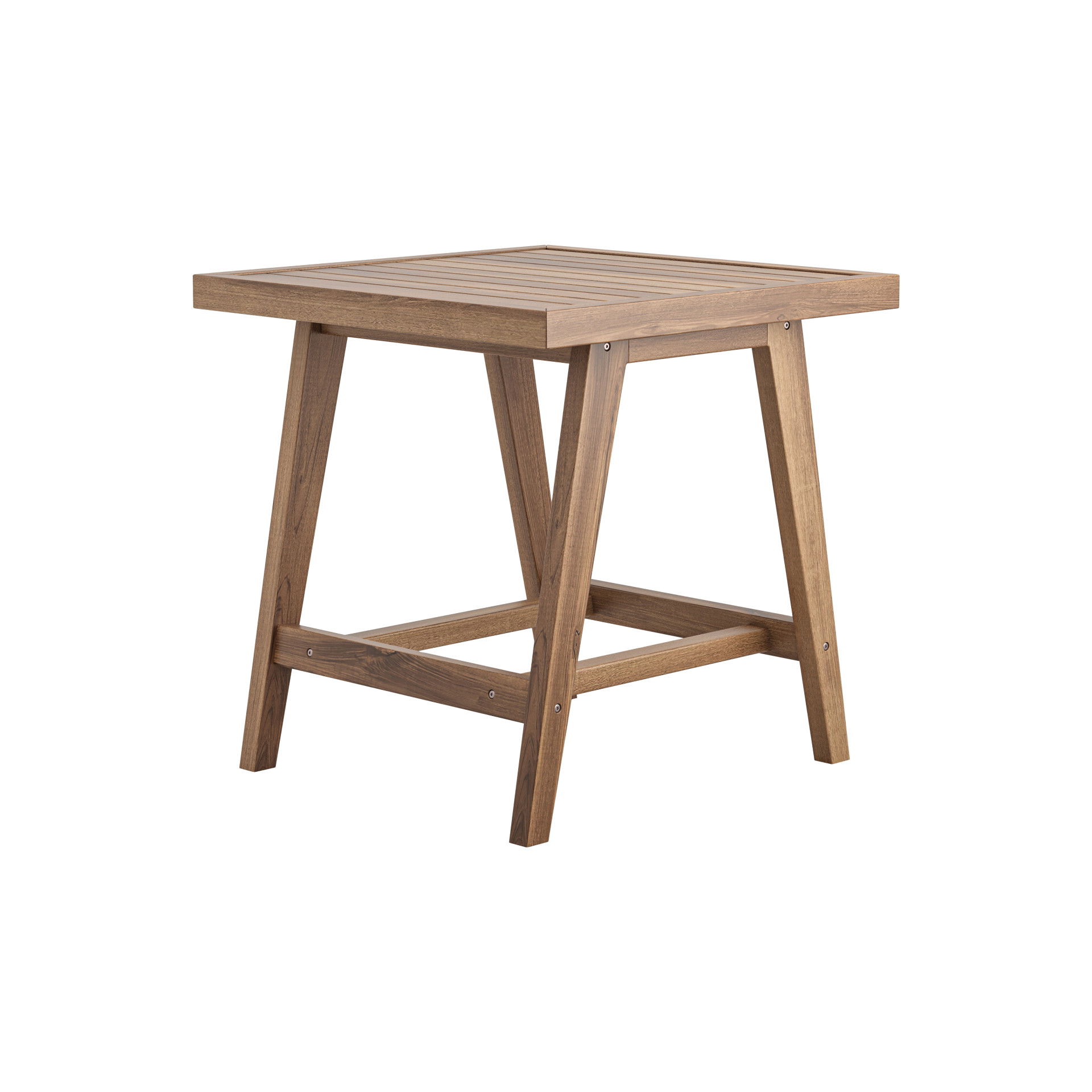 Ashton - Patio End Table - Light Brown