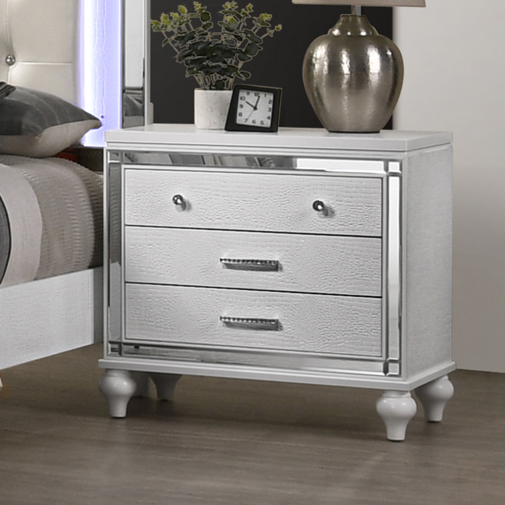 Valentino - Nightstand - White, white, view 7