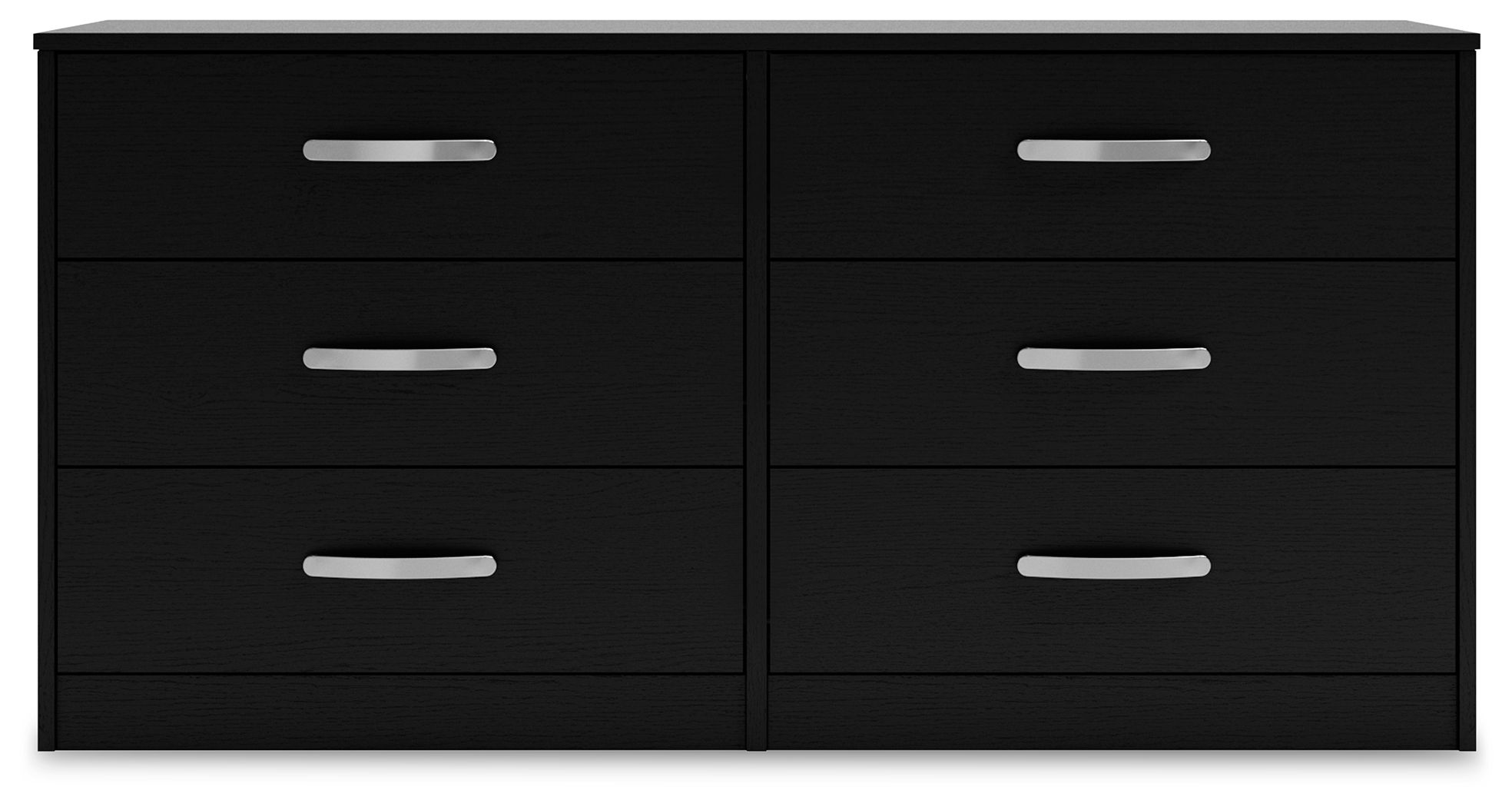 Finch - Six Drawer Dresser - Black, black, view 5
