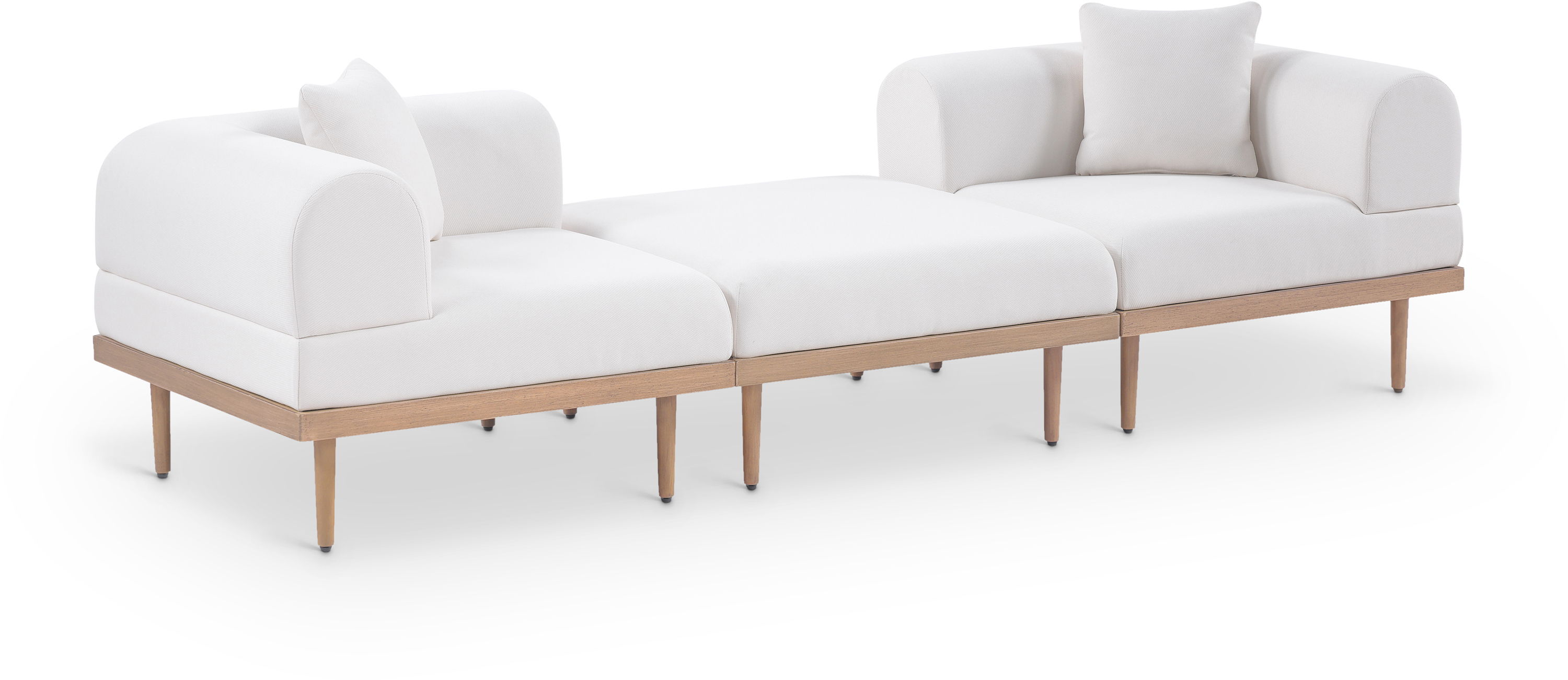 3 Pc · 106.5" Outdoor Patio Modular Sofa