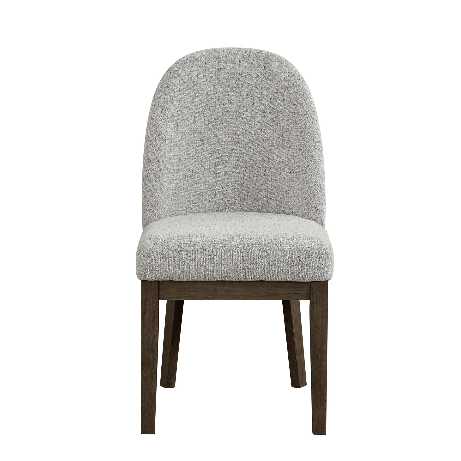 Essence - Upholstered Curved Back Chair (Set of 2) - Brown, dark brown, view 2
