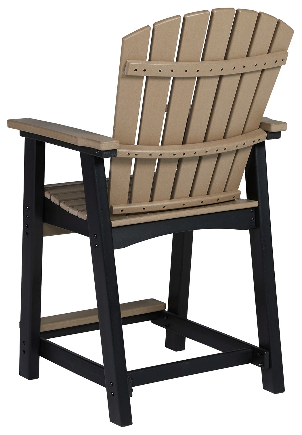 Ashley Furniture Fairen Trail - Barstool (Set of 2) - Black / Driftwood - Image 6