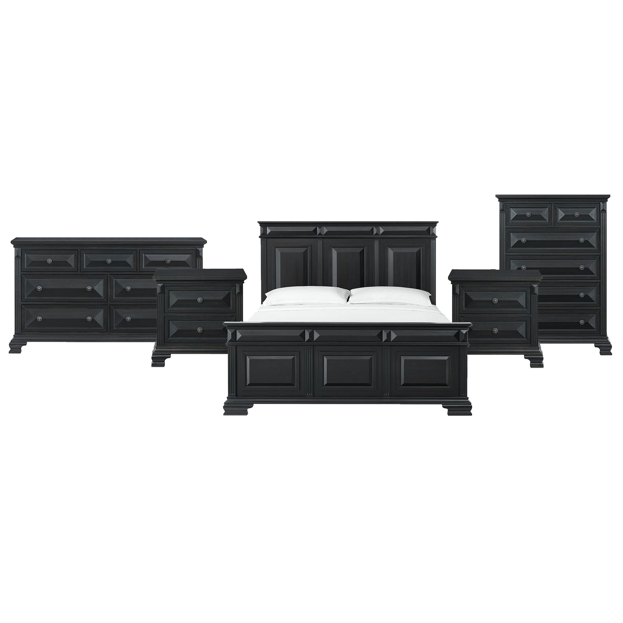 King · 5 Pc · Bedroom Set