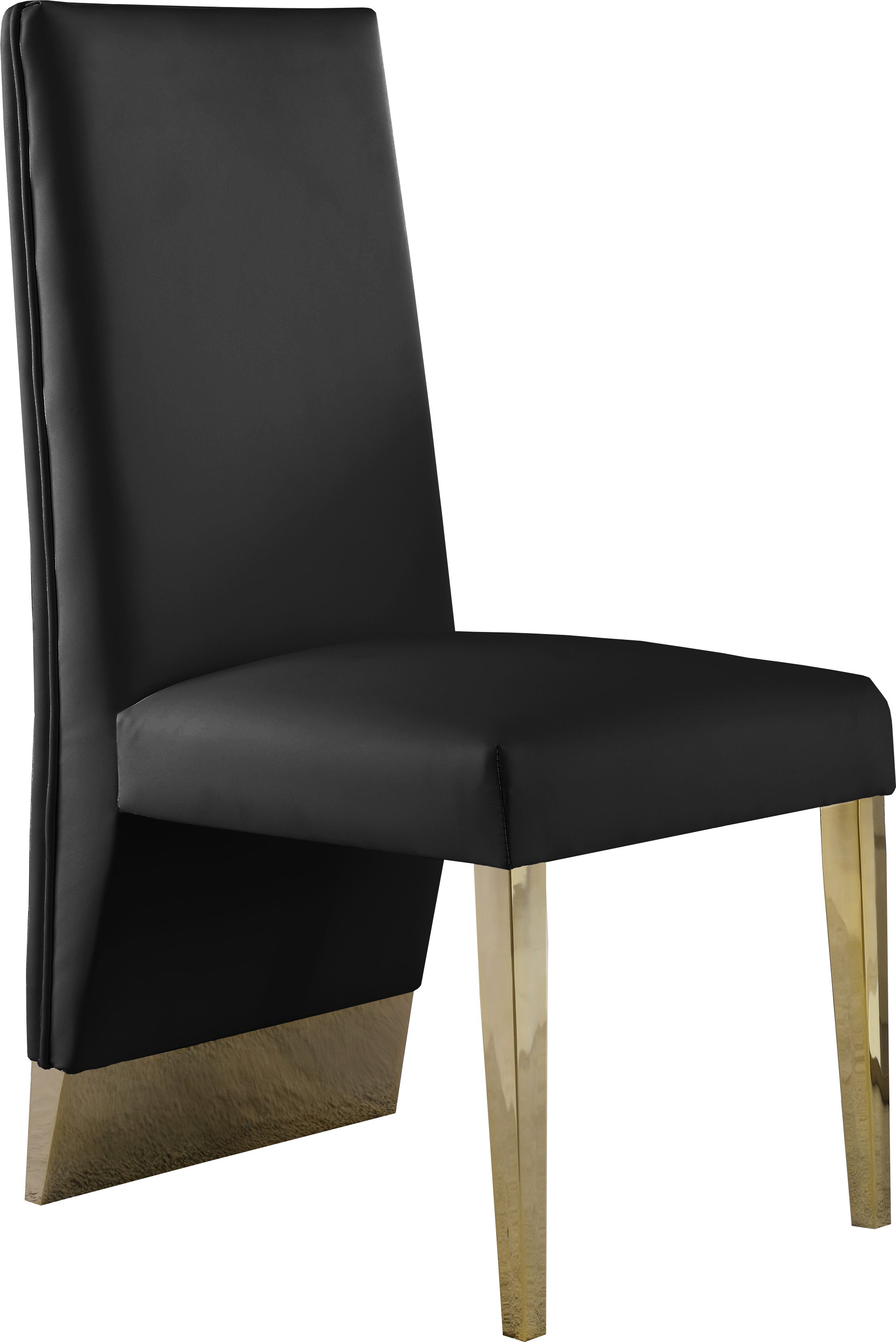 Porsha - Faux Leather Dining Chair (Set of 2) - Black