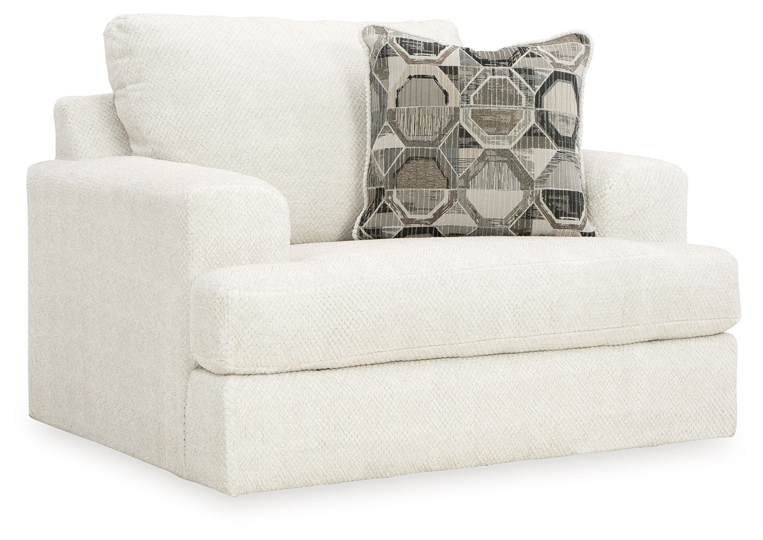 Ashley Karinne Chair and a Half - Linen
