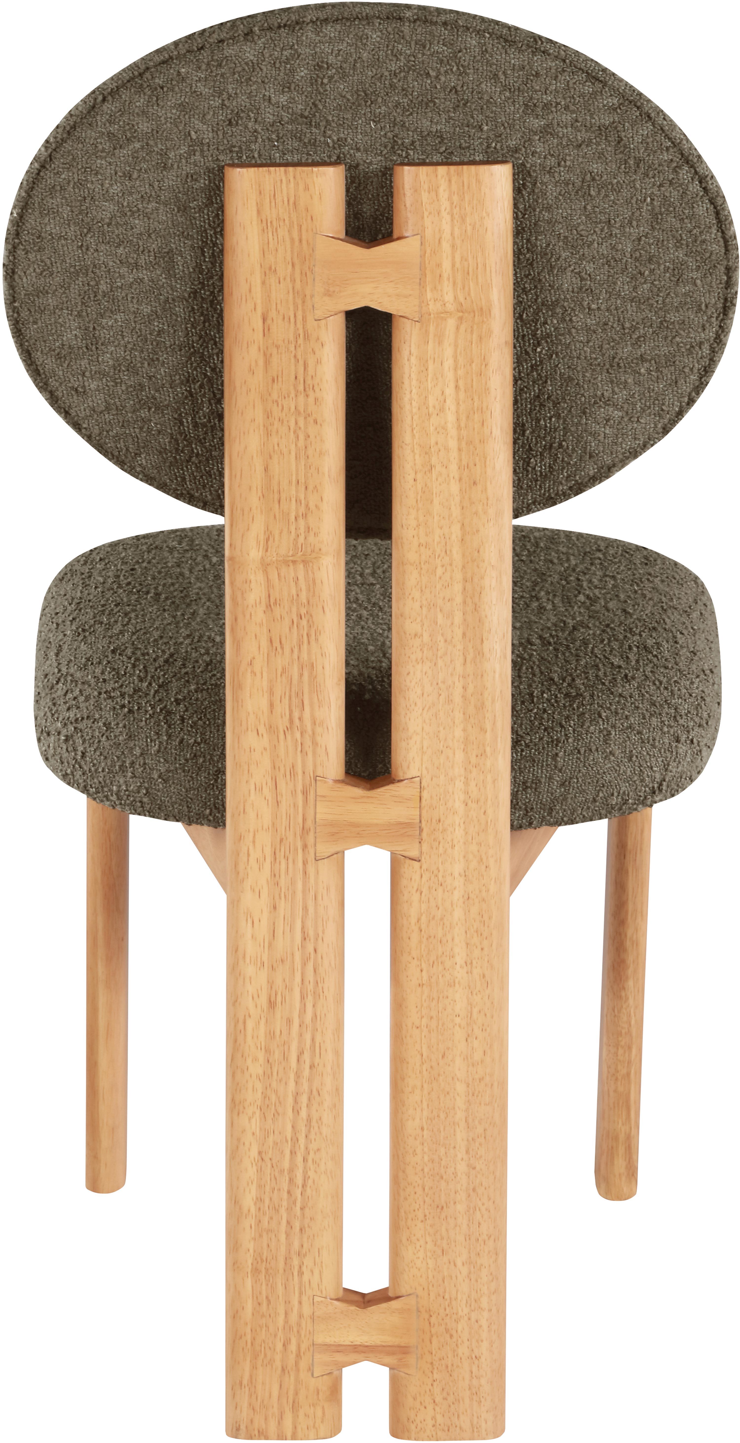 Napa - Dining Chair With Natural Legs (Set of 2) - Olive