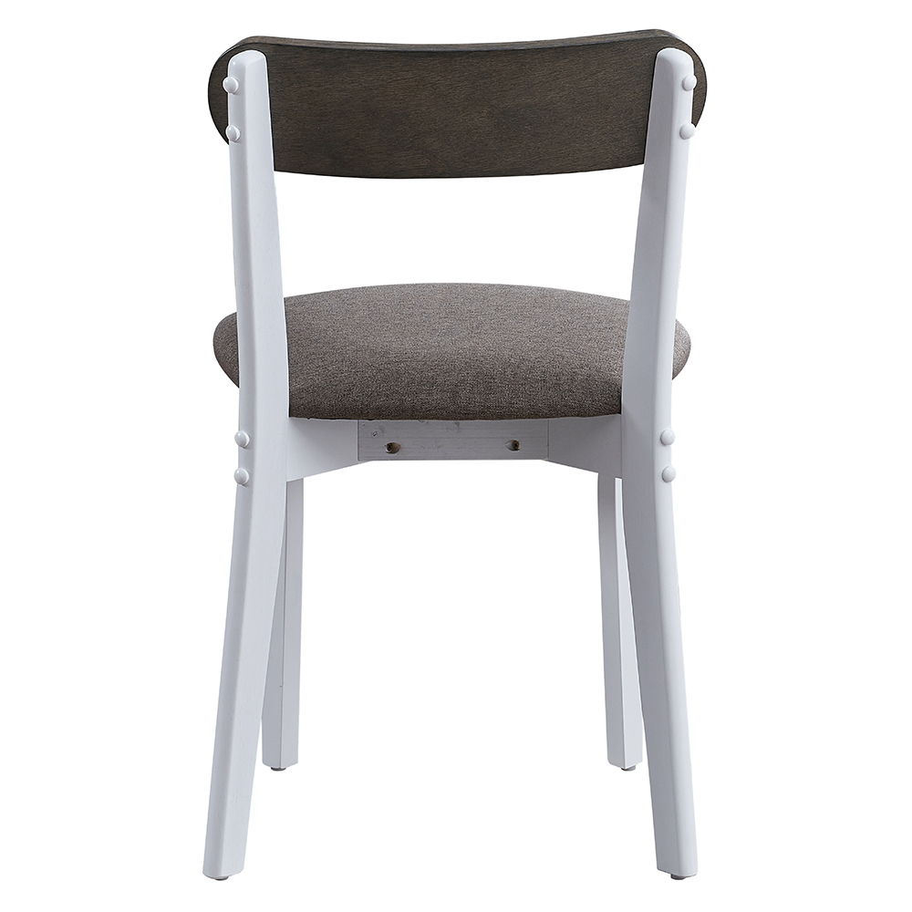 Fidelity - 5 Piece Dining Set - White & Gray, white, view 7