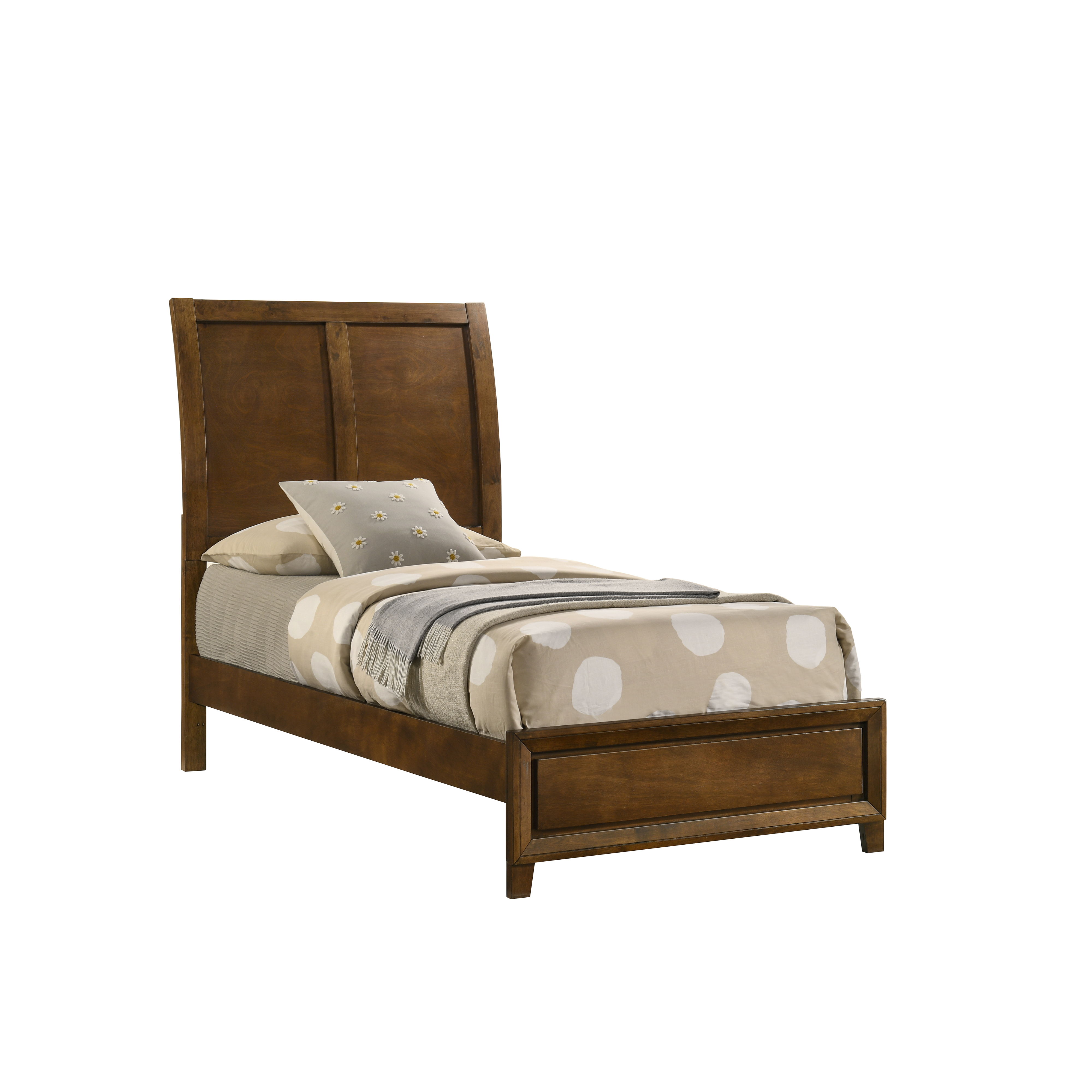 Ballard - 3/3 Twin Bed Only - Brown