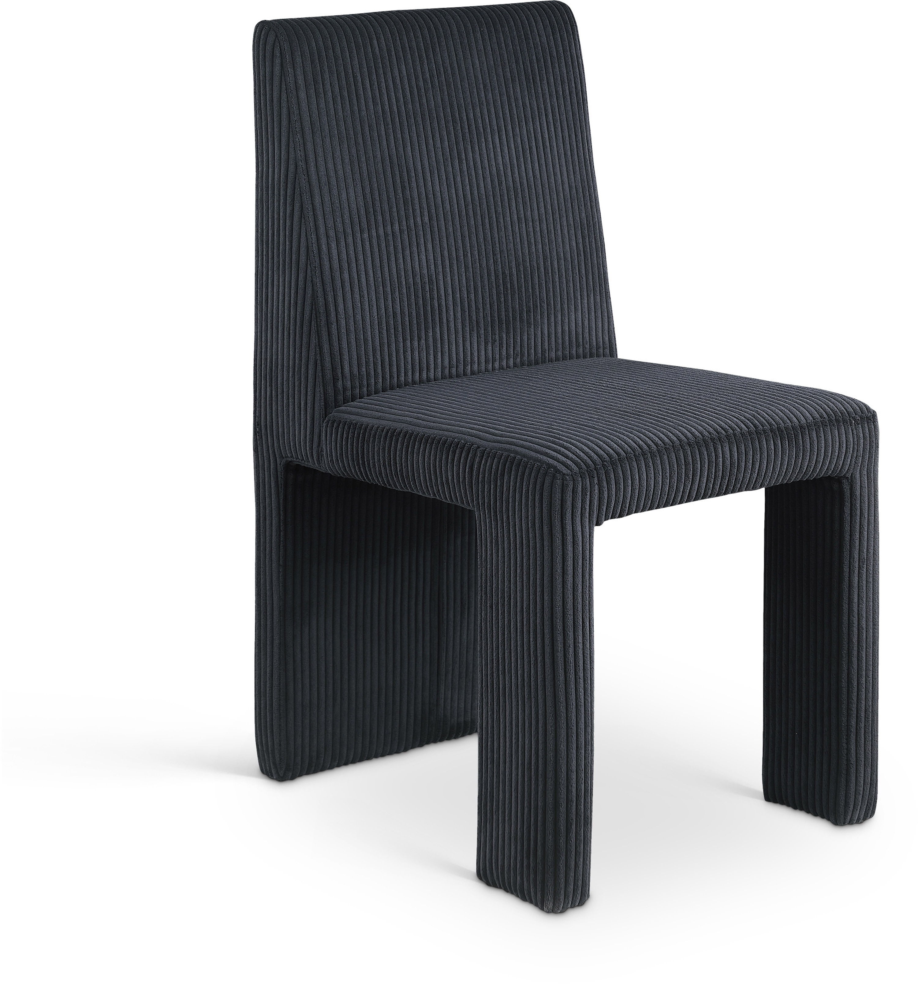 Benson - Microsuede Dining Chair (Set of 2) - Black