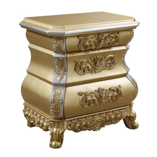Seville - Nightstand - Gold, gold, view 3