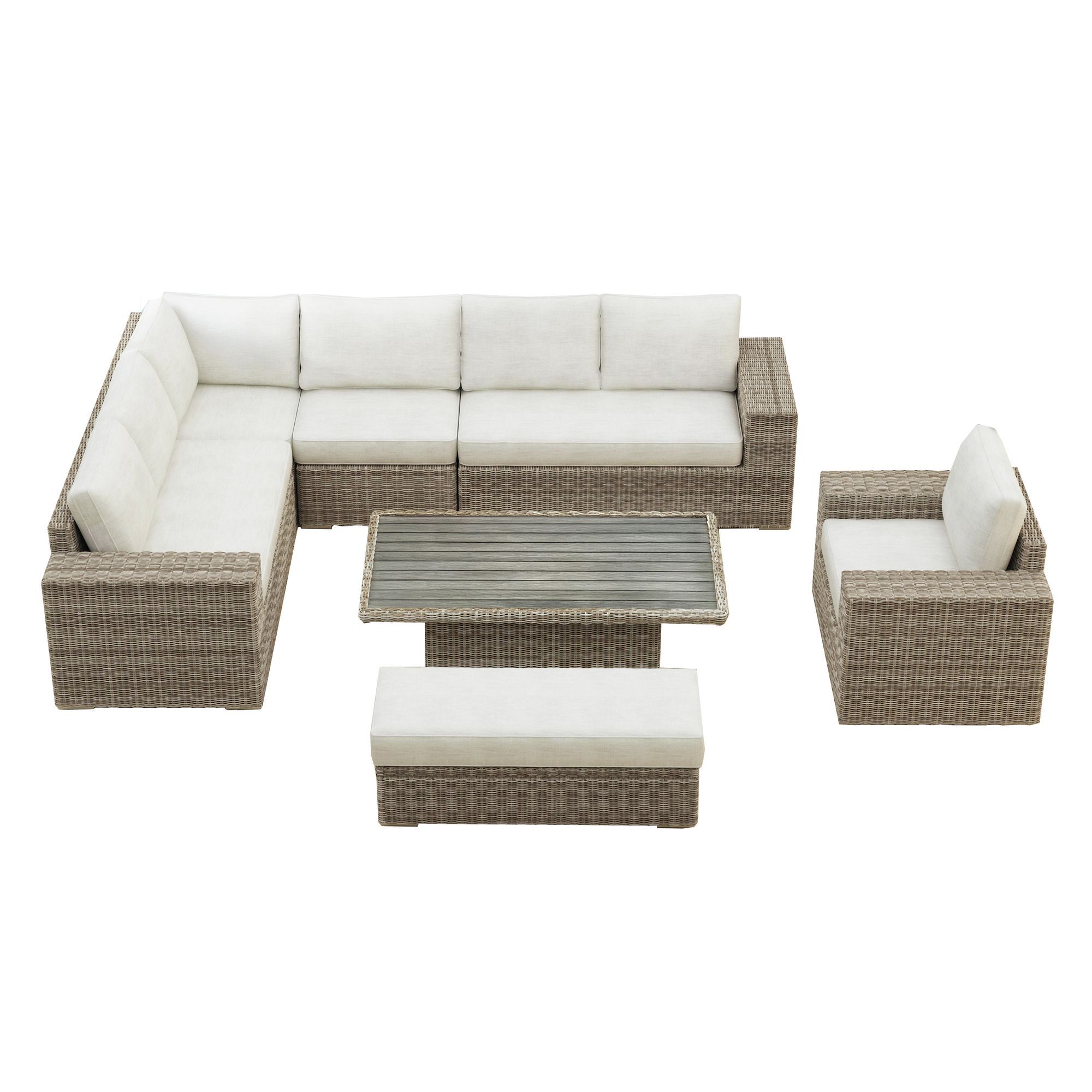 6 Pc · Conversion Set With Ottoman