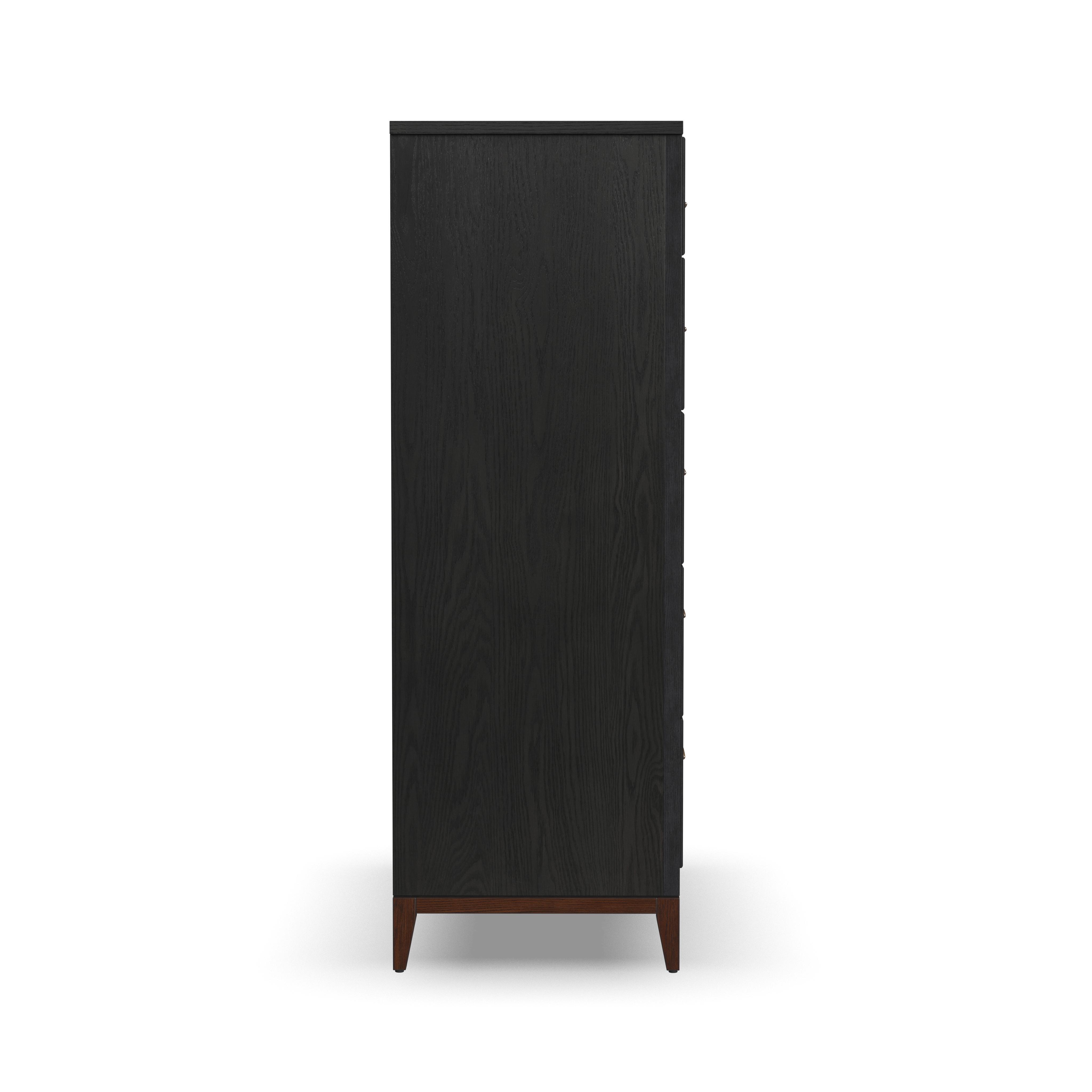 Waterfall - Drawer Chest - Black, black, view 3
