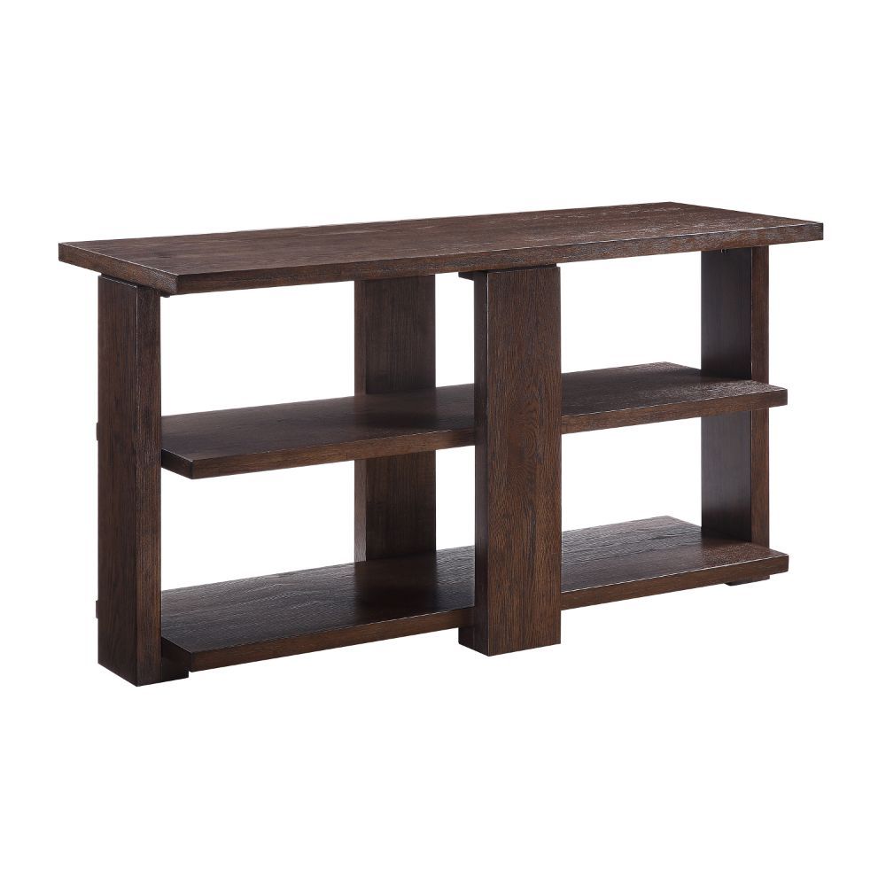 Niamey - Sofa Table - Walnut, dark brown