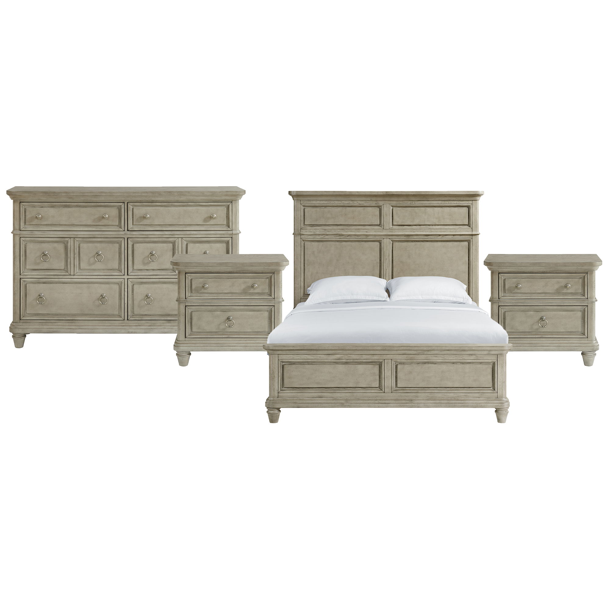 Queen · 4 Pc · Bedroom Set