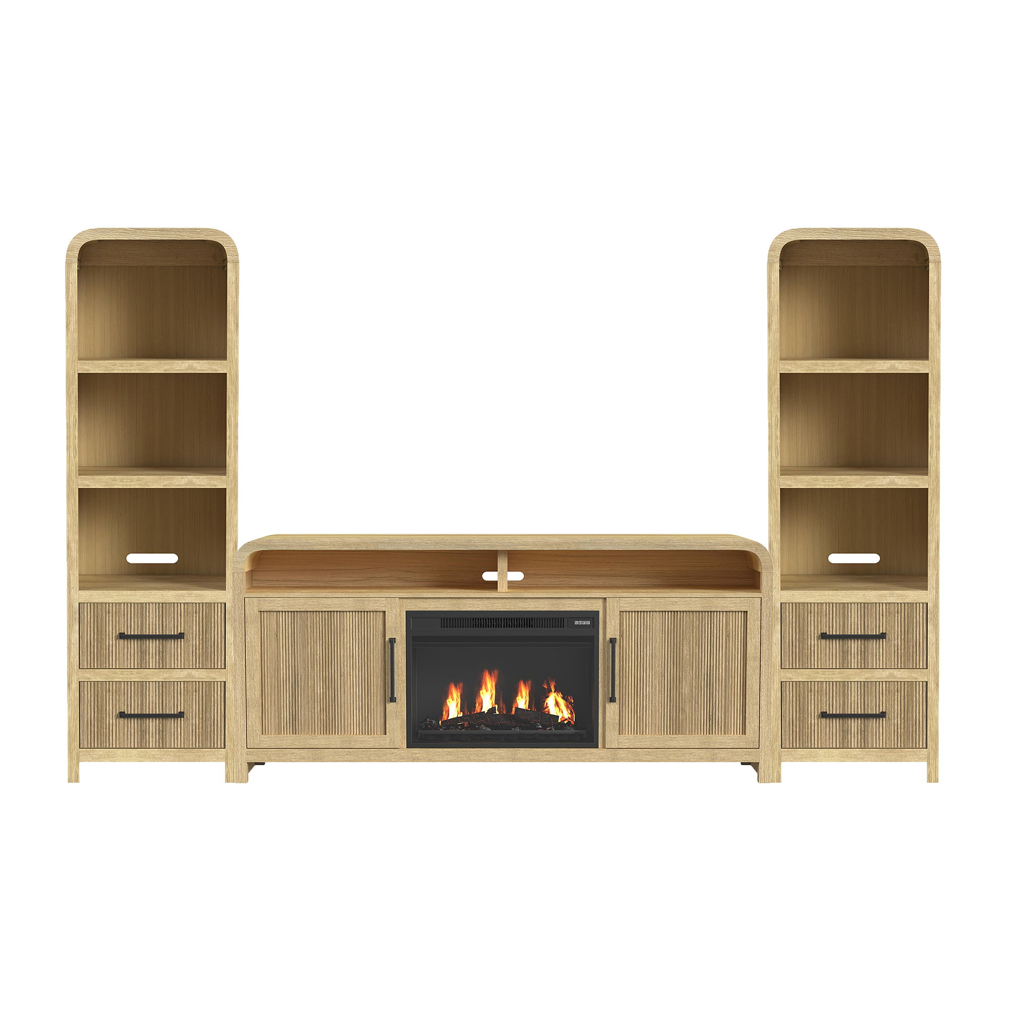 4 Pc · Entertainment Unit With 70" TV Console