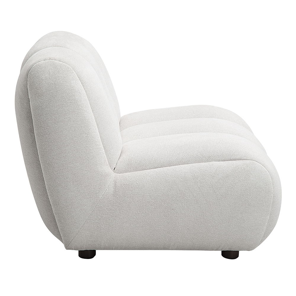 Manilla - Chair - Ivory White Linen, white, view 2