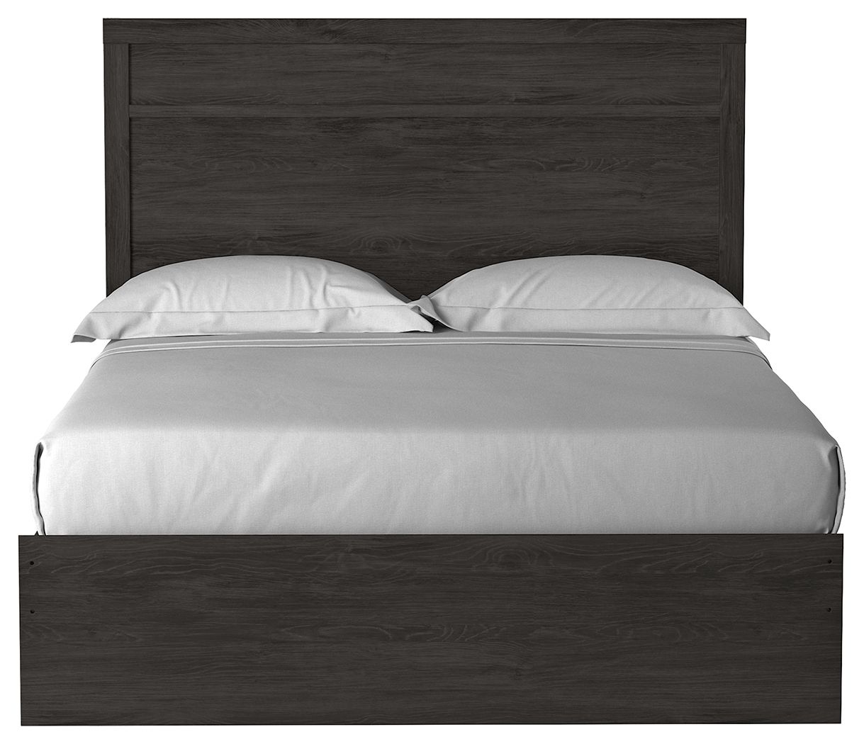 Ashley Furniture Belachime - 5 Pc. - Dresser, Mirror, Chest, Queen Panel Bed - Black - Image 7