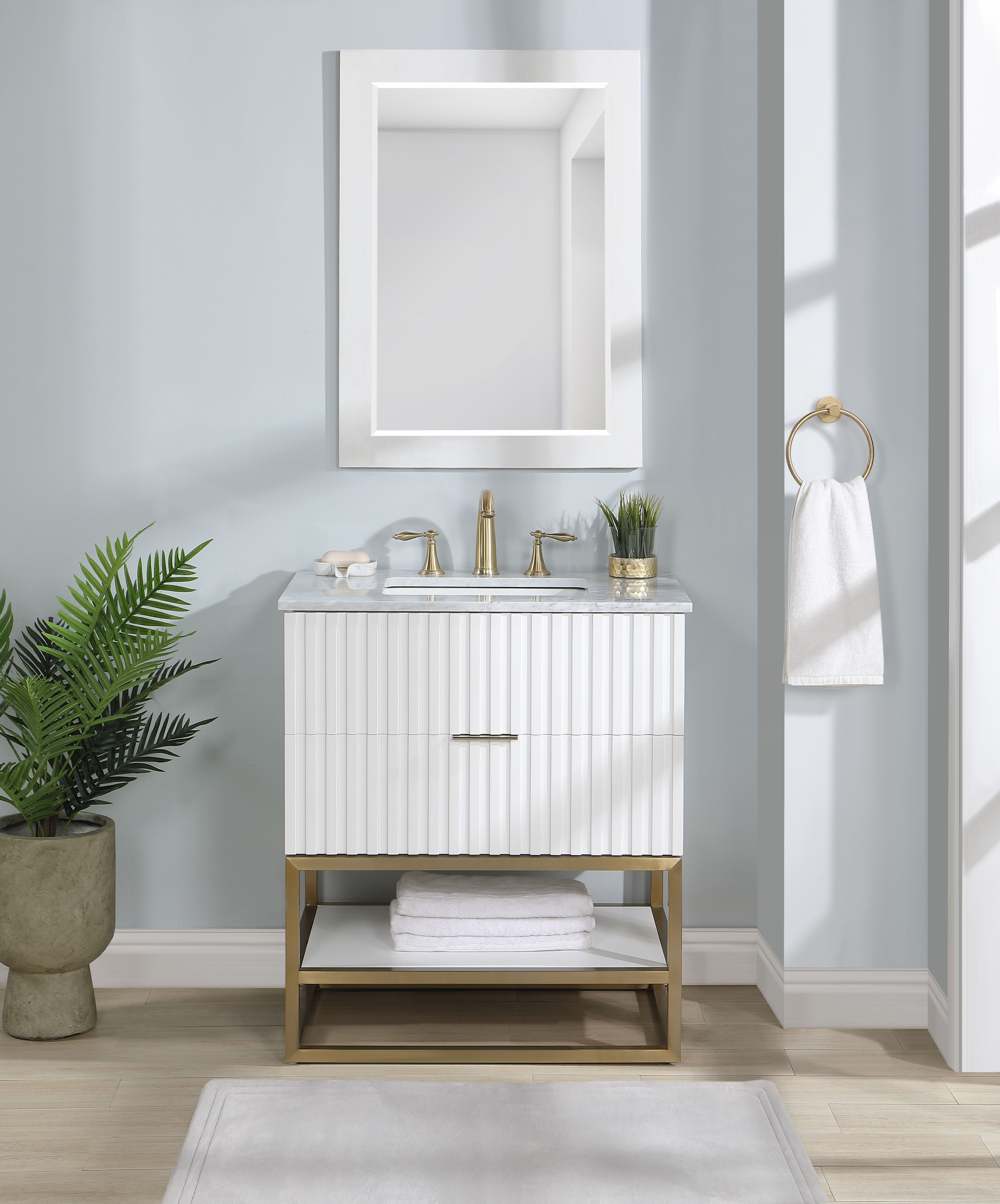 Monad - 30" Bathroom Vanity - White
